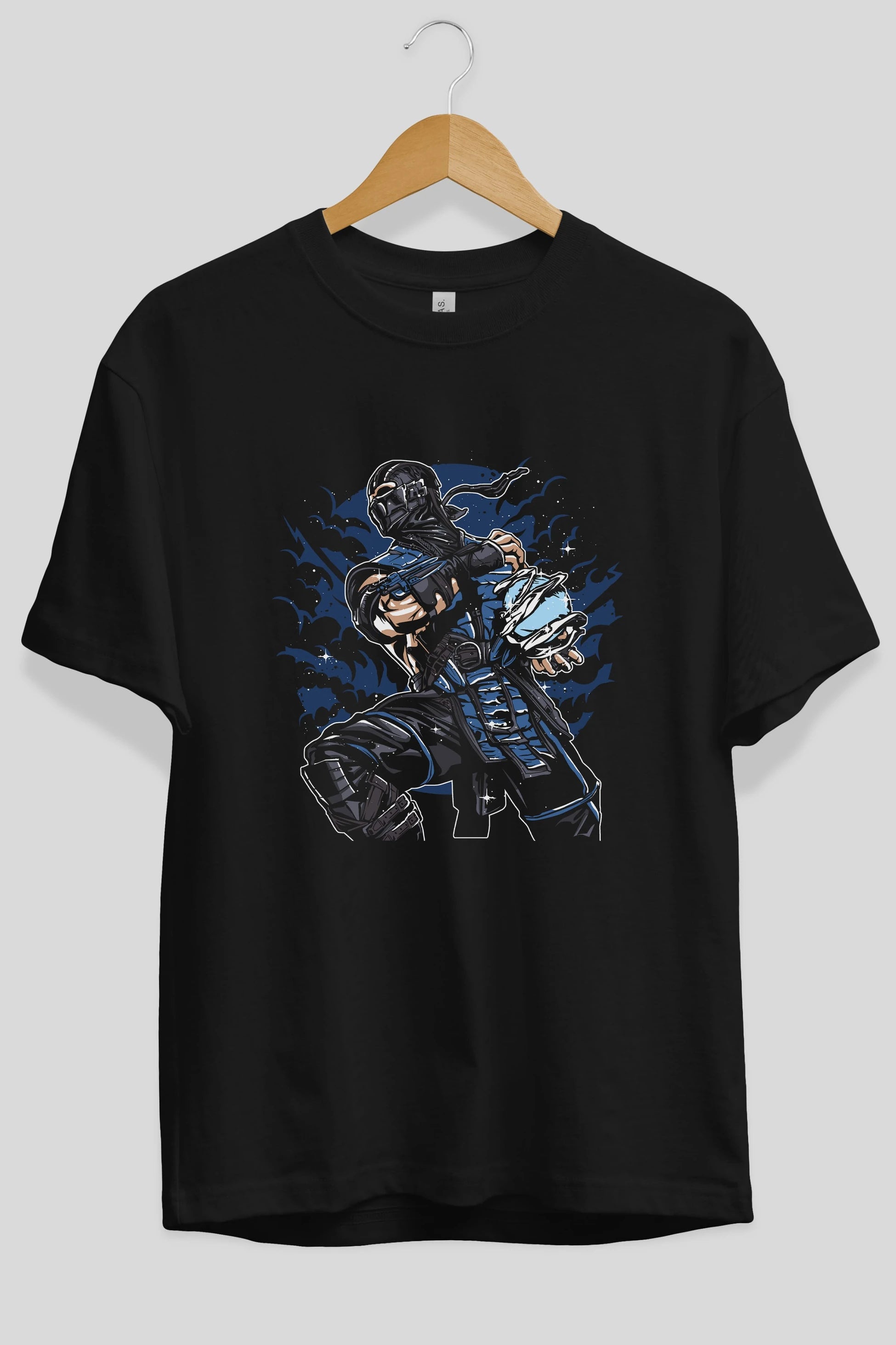 Sub Zero Ön Baskılı Oversize t-shirt Erkek Kadın Unisex %100 Pamuk tişort