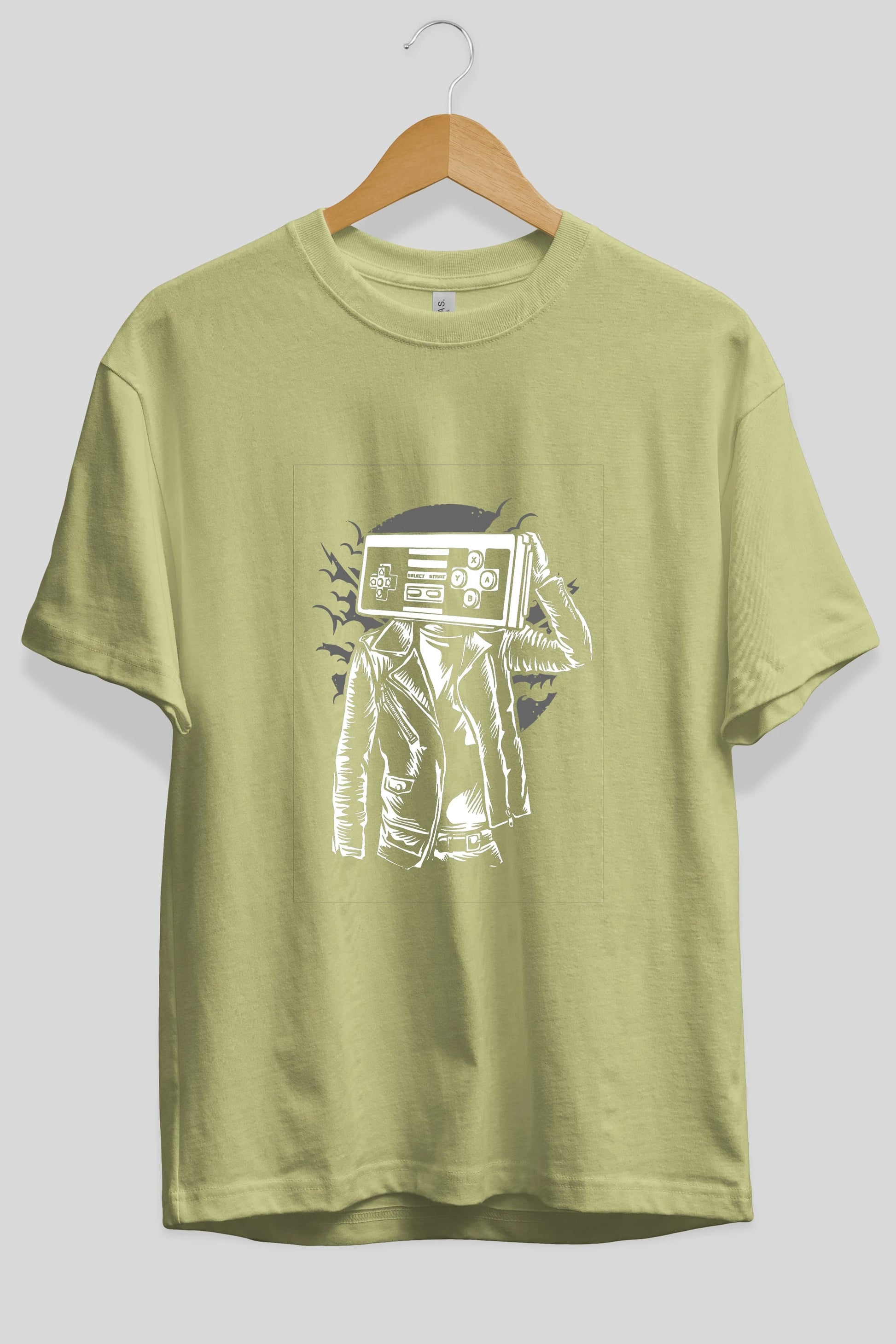 Street Gamers Ön Baskılı Oversize t-shirt Erkek Kadın Unisex %100 Pamuk tişort