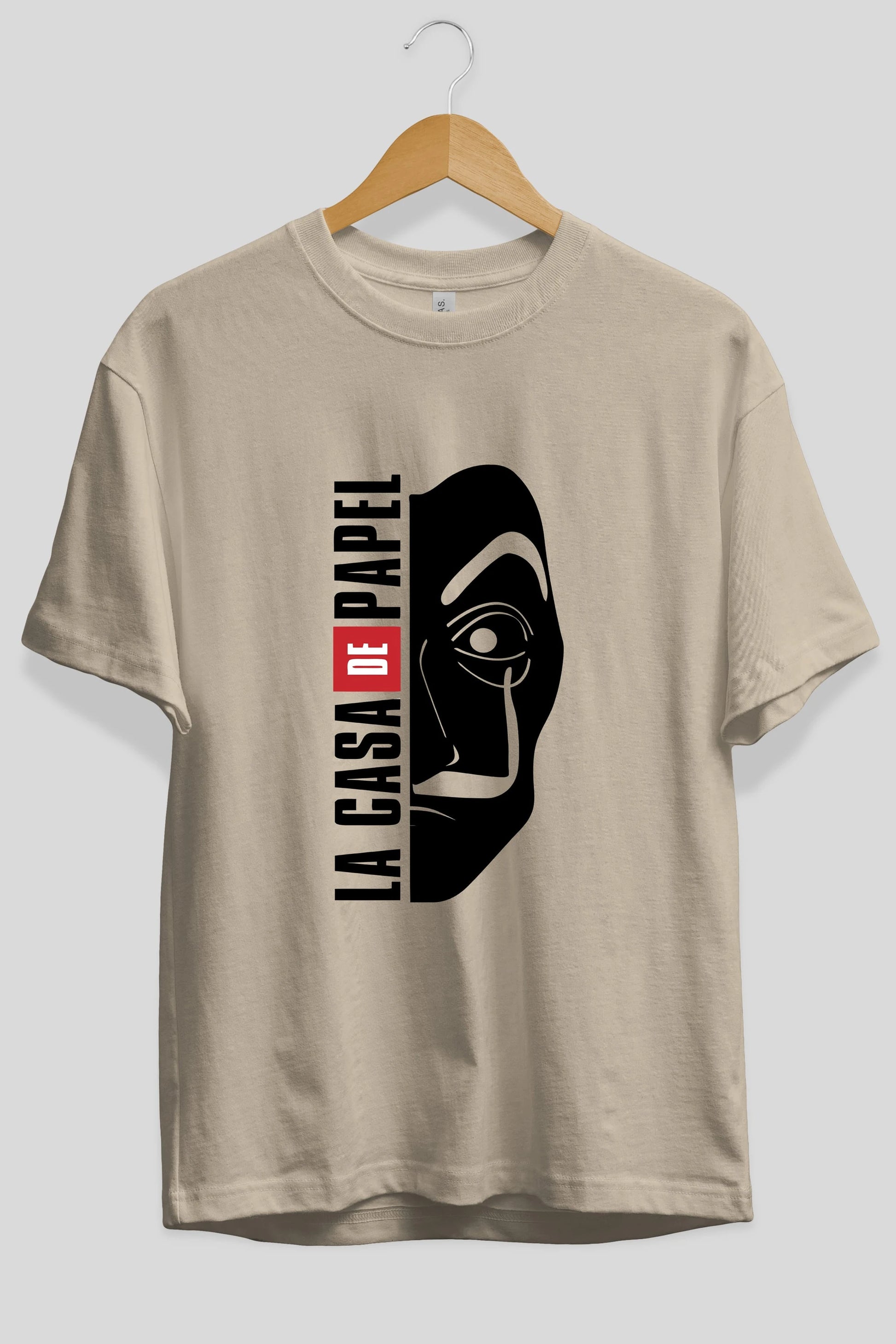 La Casa De Papel (3) Ön Baskılı Oversize t-shirt Erkek Kadın Unisex %100 Pamuk Bisiklet Yaka tişort