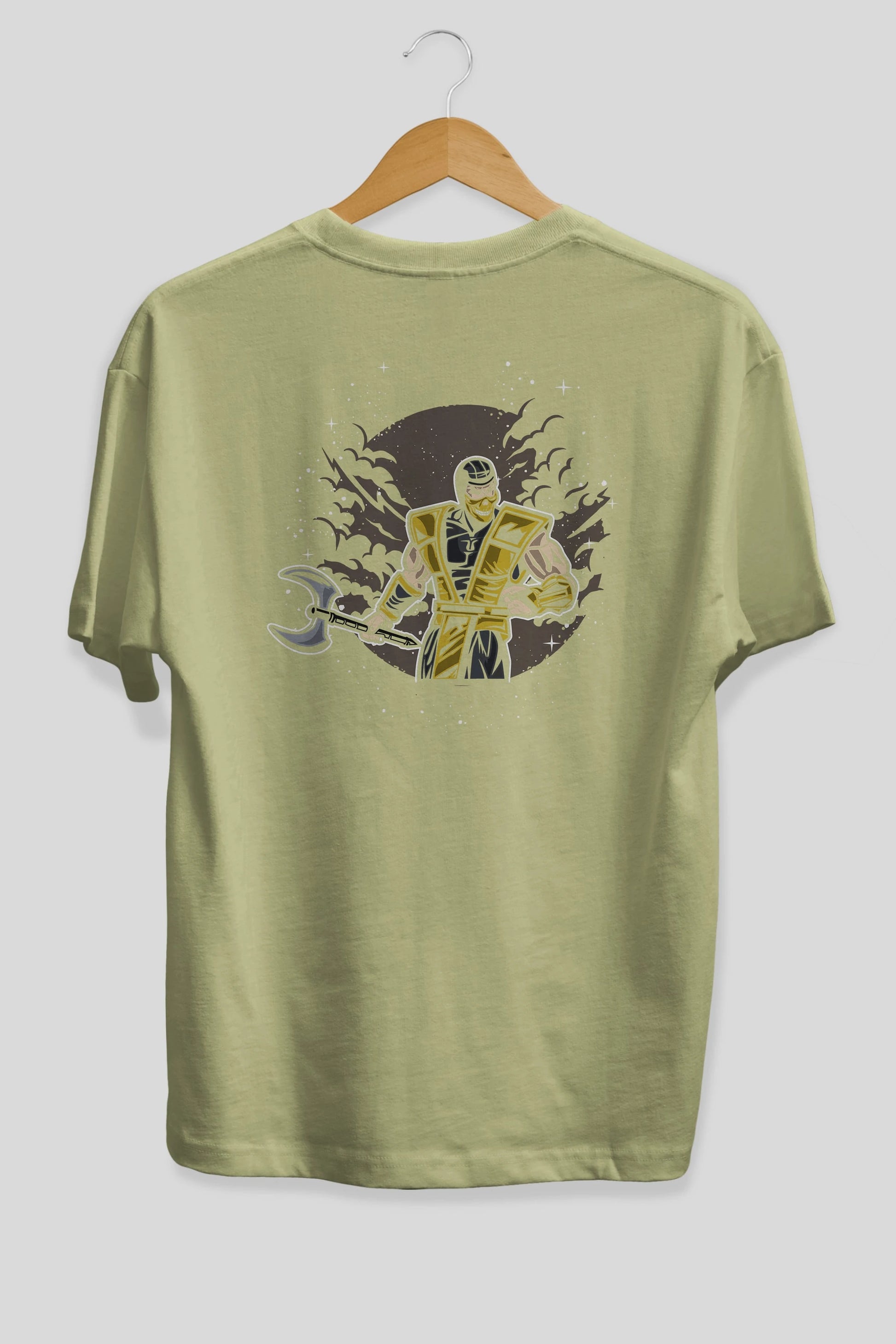 SCORPION Arka Baskılı Oversize t-shirt Erkek Kadın Unisex %100 Pamuk