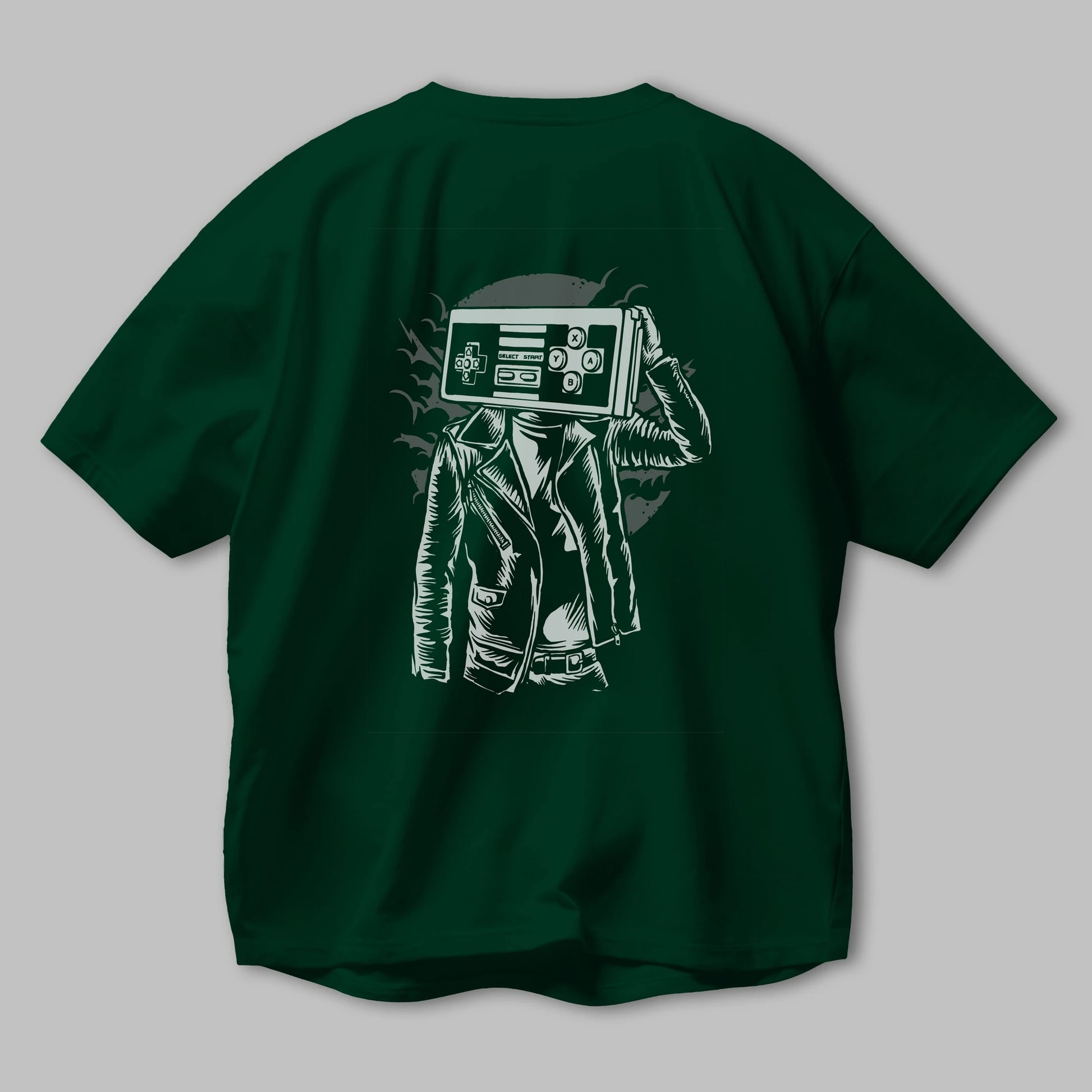 Street Gamers Arka Baskılı Oversize t-shirt Erkek Kadın Unisex %100 Pamuk