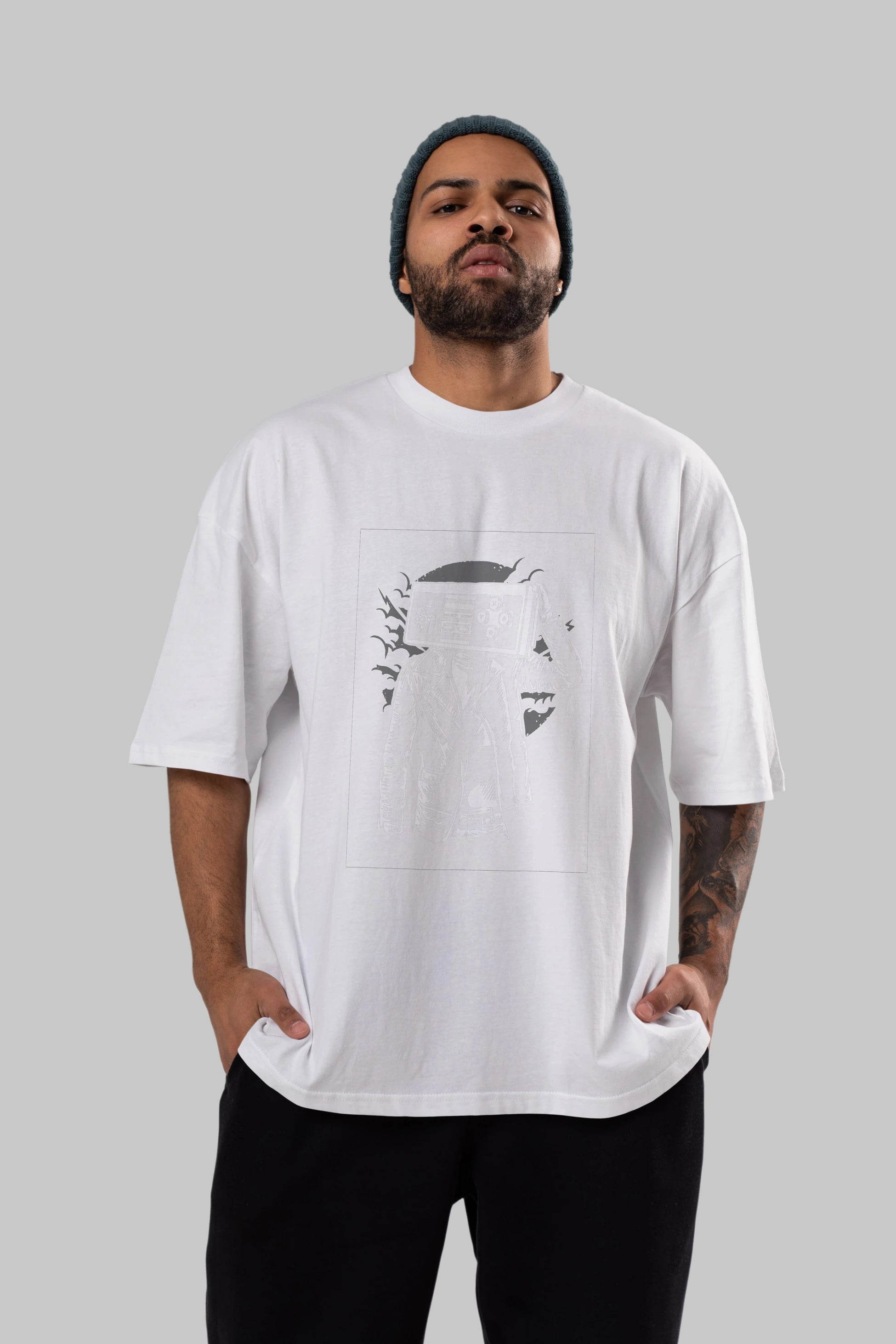 Street Gamers Ön Baskılı Oversize t-shirt Erkek Kadın Unisex %100 Pamuk tişort