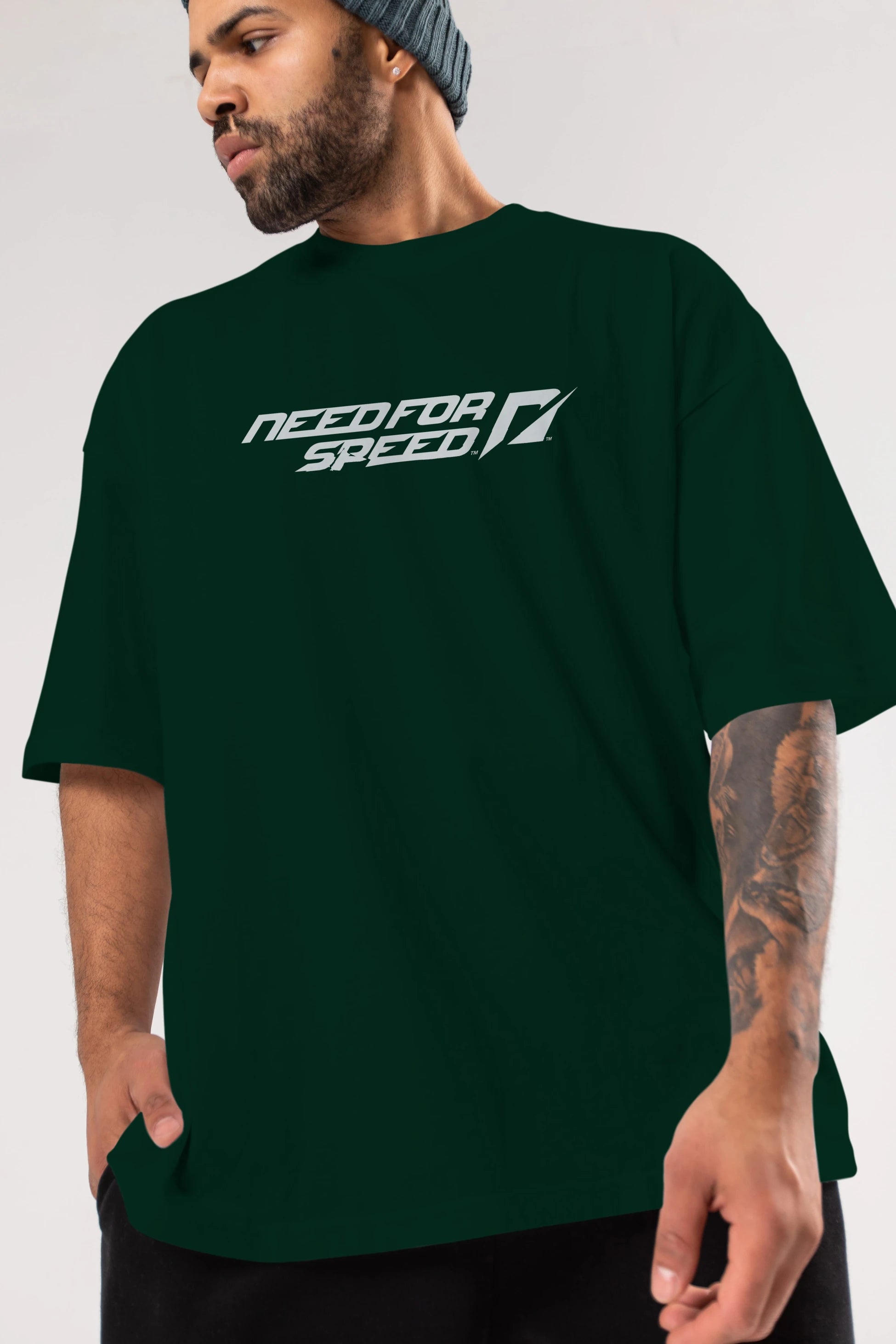 Need For Speed Ön Baskılı Oversize t-shirt %100 pamuk Erkek Kadın Unisex