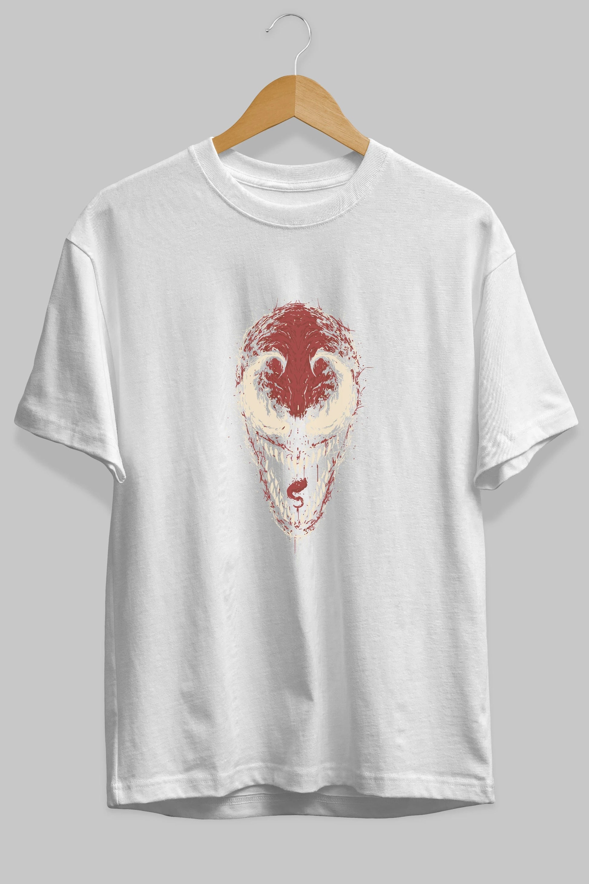 Venom (12) Ön Baskılı Oversize t-shirt Erkek Kadın Unisex %100 Pamuk Bisiklet Yaka tişort