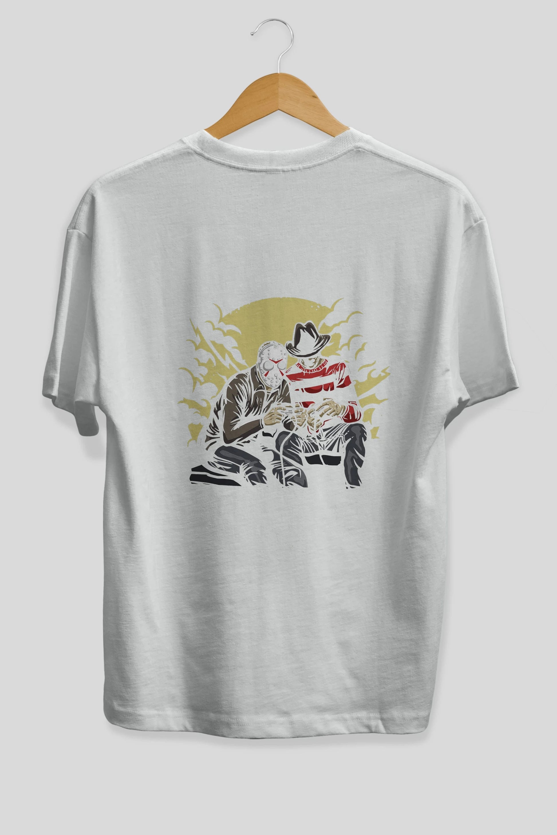 Dark Gamers Arka Baskılı Oversize t-shirt Erkek Kadın Unisex %100 Pamuk