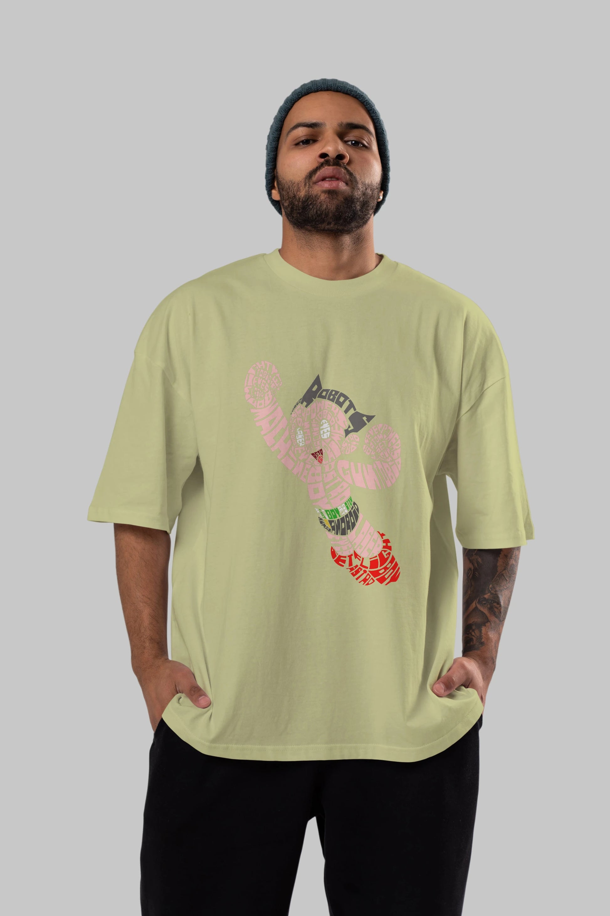 Astroboy Ön Baskılı Oversize t-shirt %100 pamuk Erkek Kadın Unisex