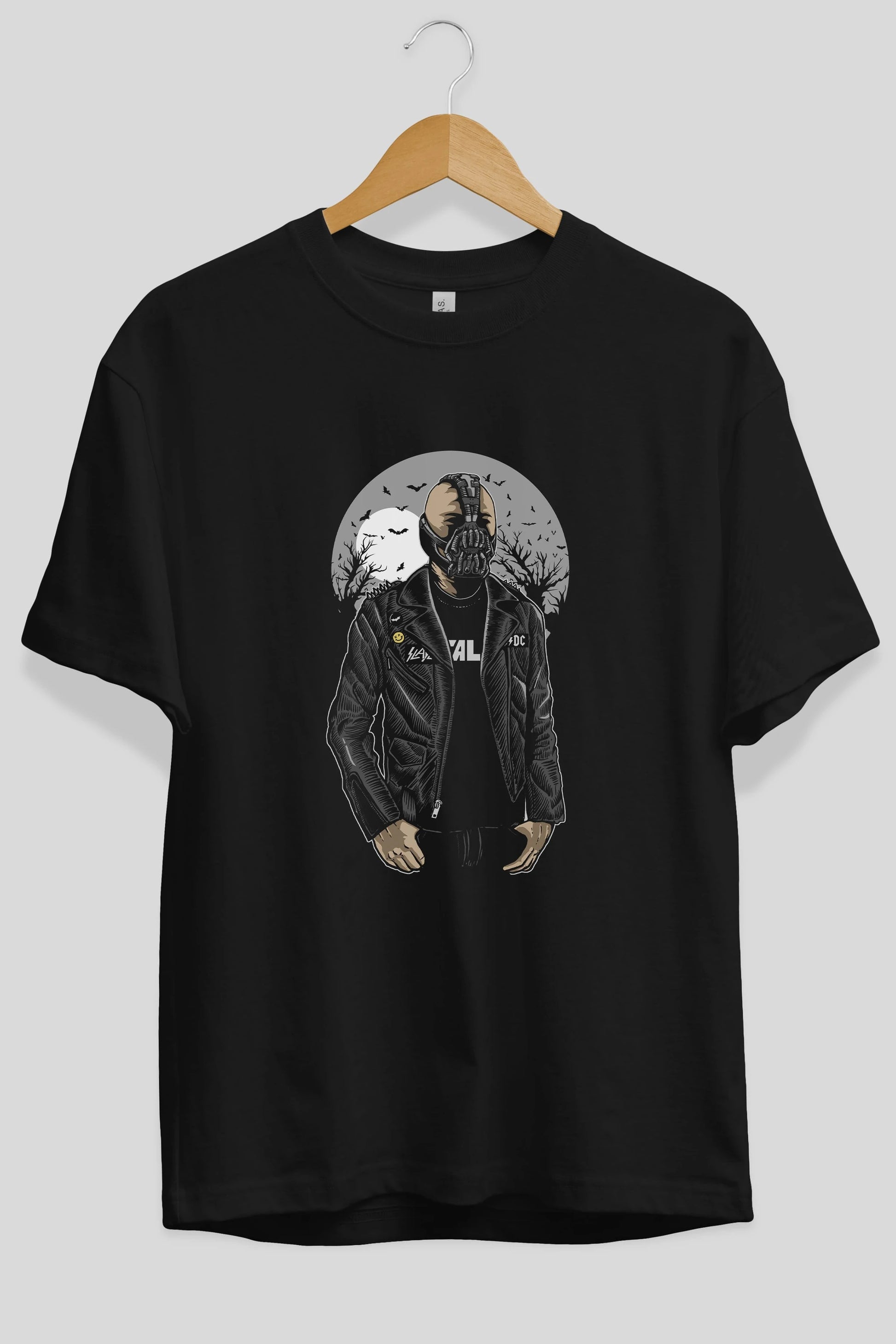 Bane Ön Baskılı Oversize t-shirt Erkek Kadın Unisex %100 Pamuk tişort
