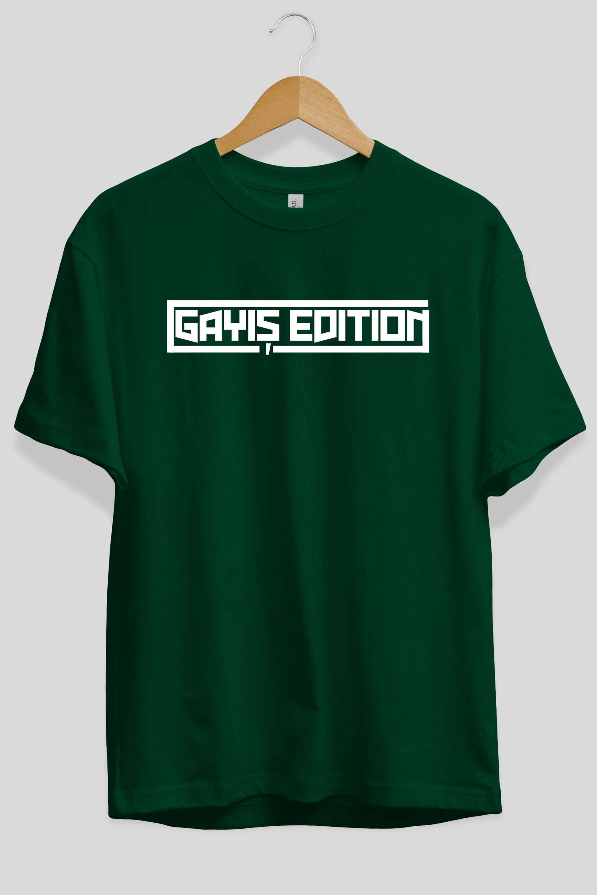 Gayış Edution Ön Baskılı Oversize t-shirt %100 pamuk Erkek Kadın Unisex