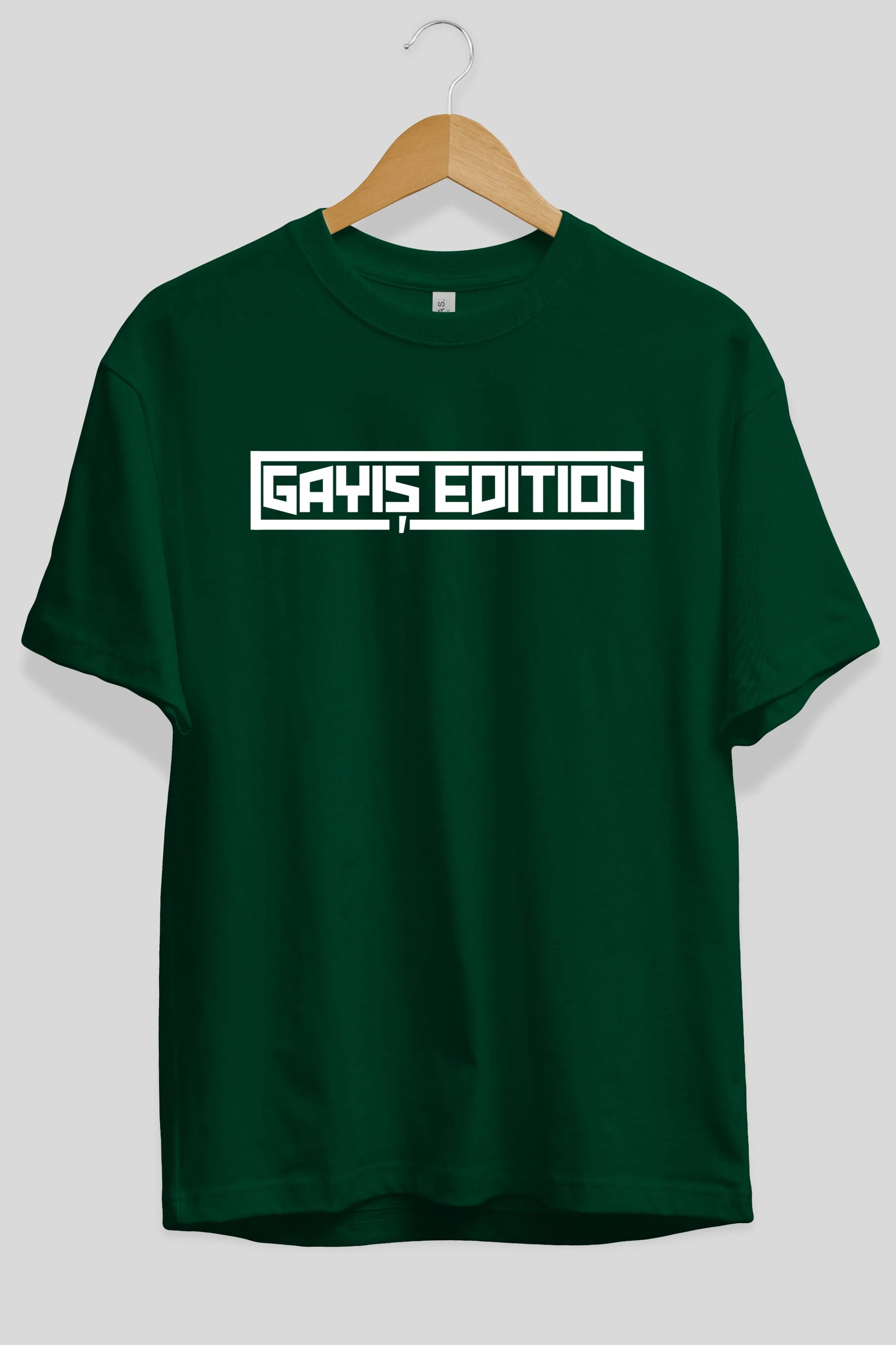 Gayış Edution Ön Baskılı Oversize t-shirt %100 pamuk Erkek Kadın Unisex