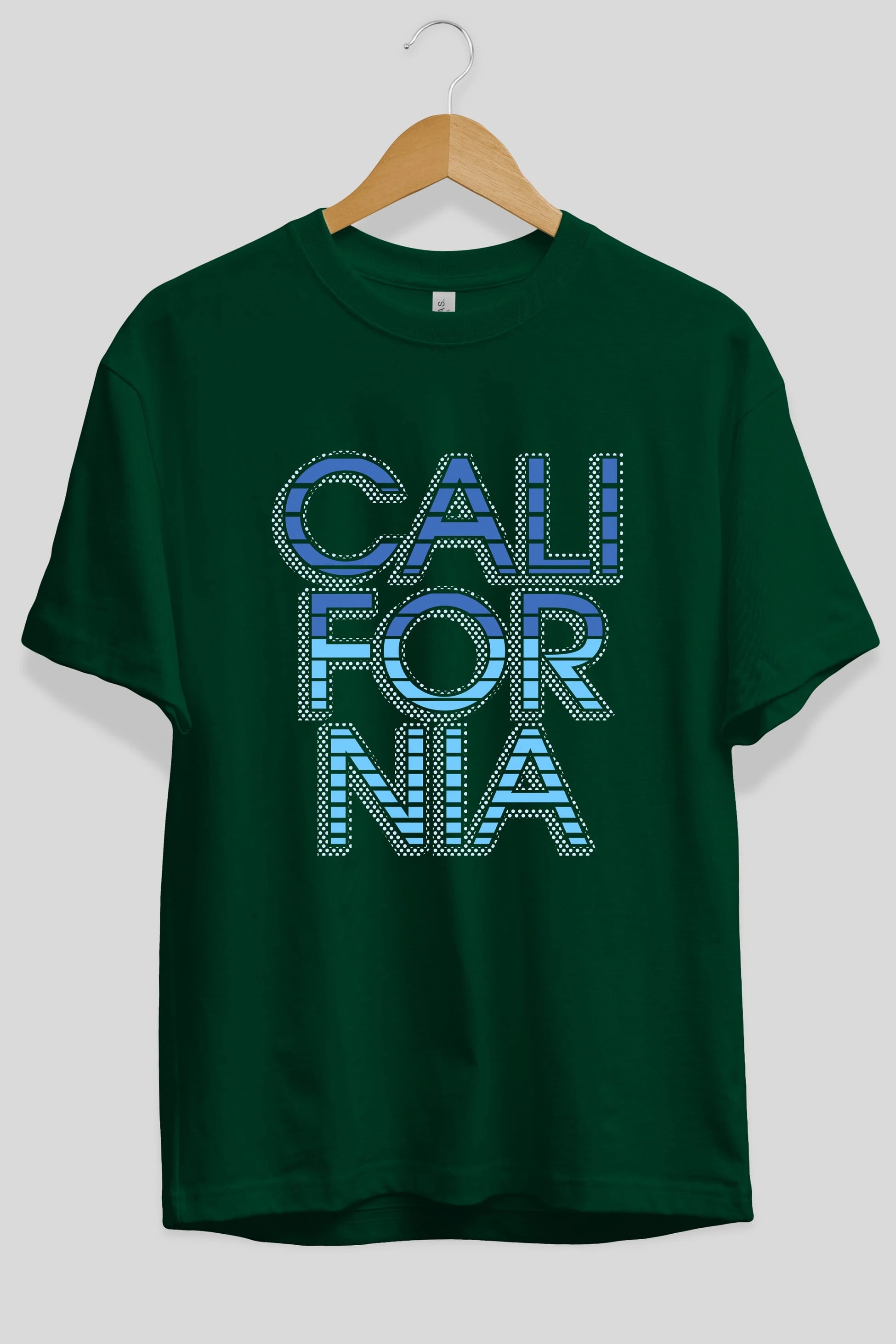 California 3 Ön Baskılı Oversize t-shirt Erkek Kadın Unisex