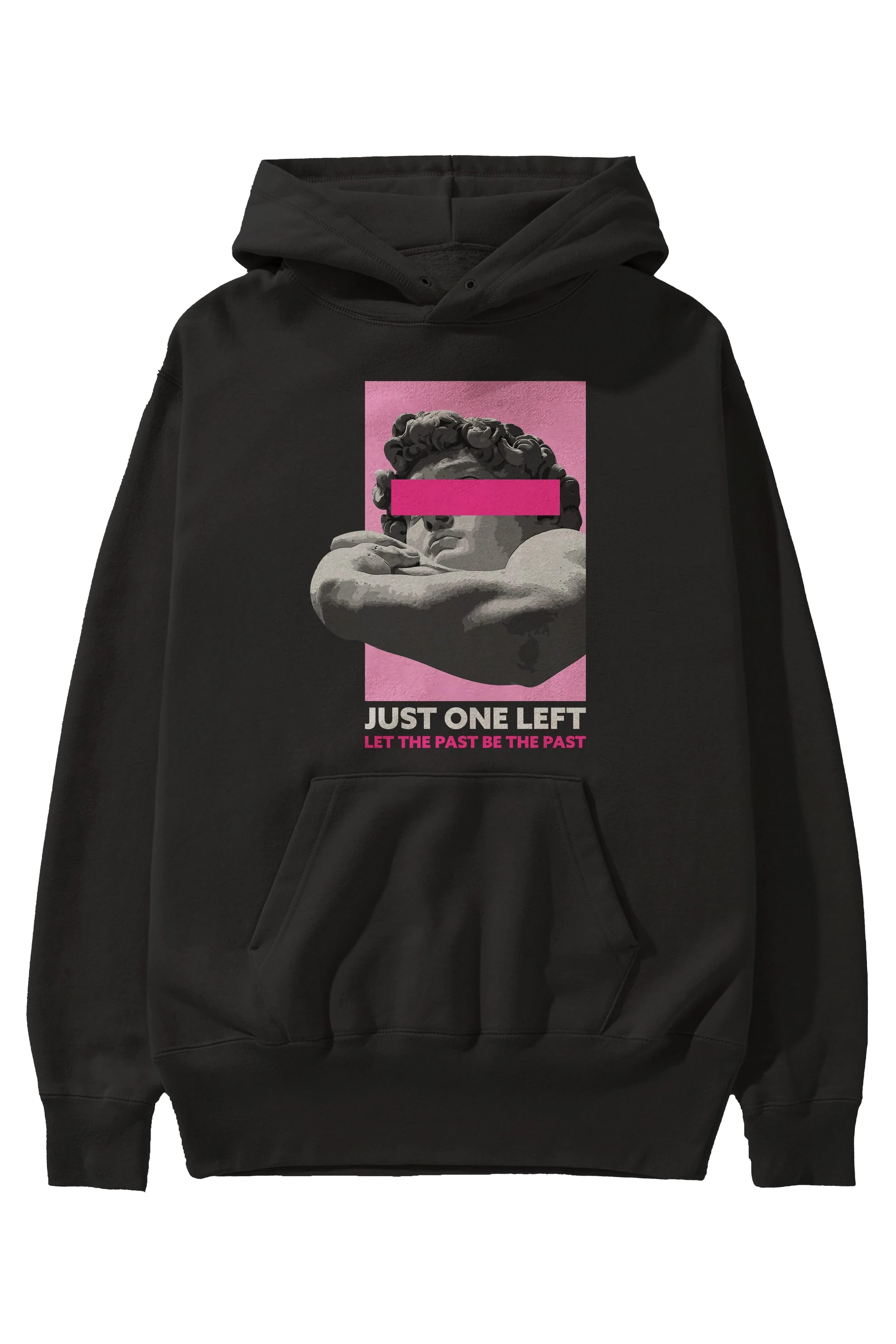 Just One Left Ön Baskılı Hoodie Oversize Kapüşonlu Sweatshirt Erkek Kadın Unisex