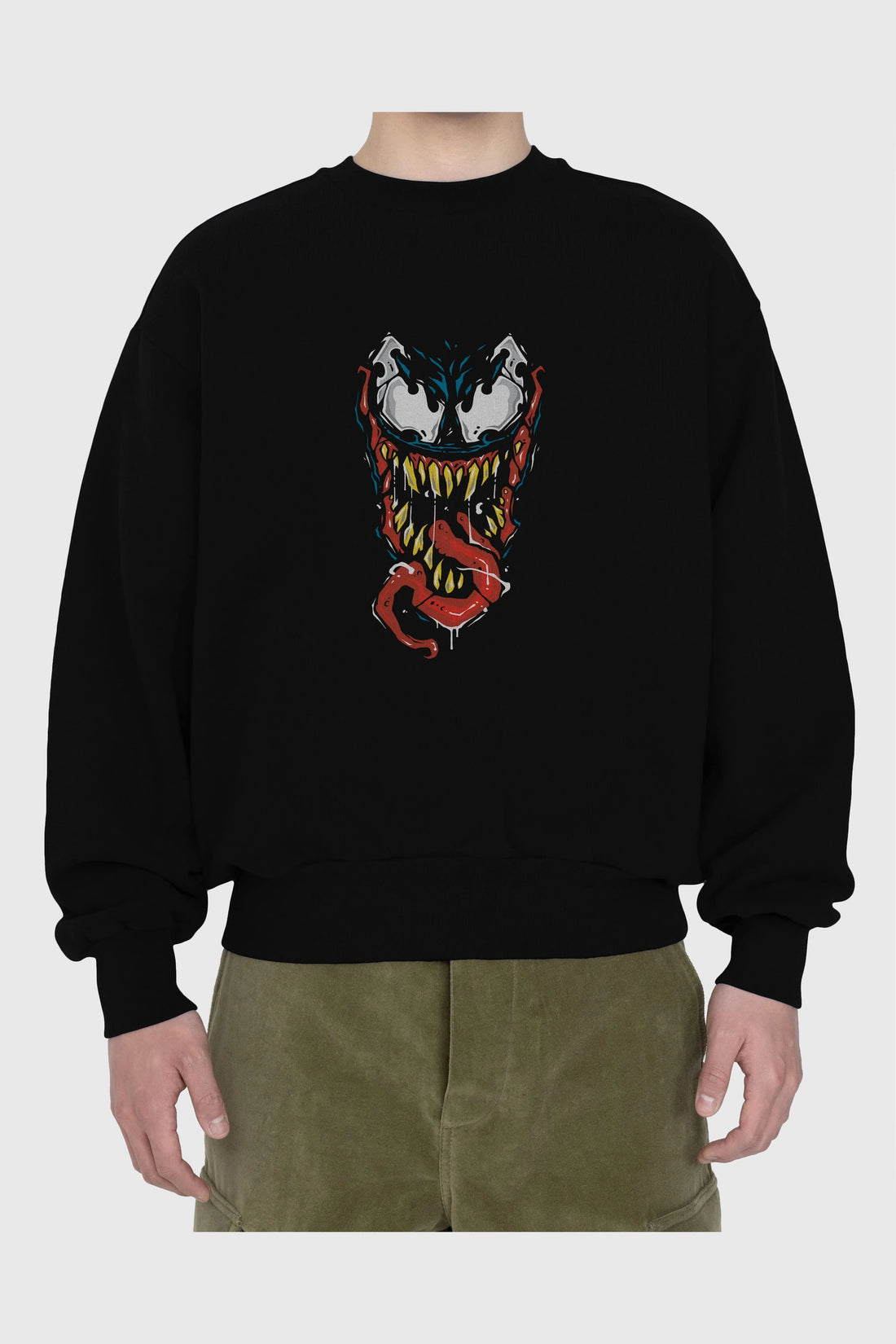 Venom (15) Ön Baskılı Oversize Sweatshirt Erkek Kadın Unisex