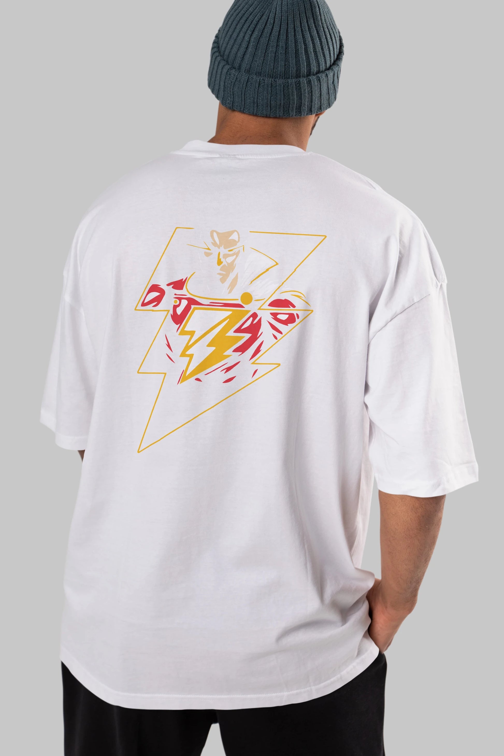 Flash Avengers (3) Arka Baskılı Oversize t-shirt Erkek Kadın Unisex %100 Pamuk Bisiklet Yaka tişort