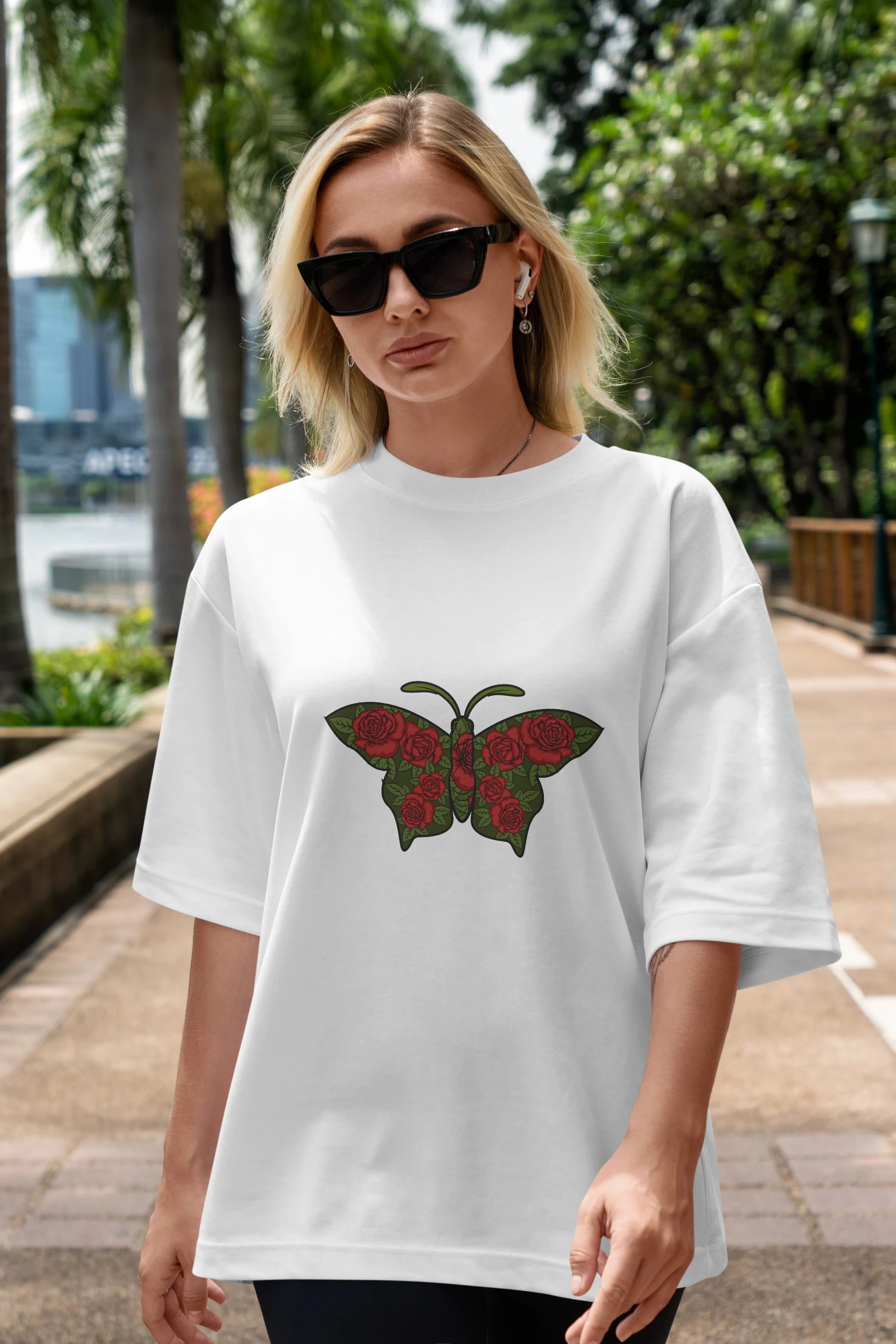 Happiness Streetwear Ön Baskılı Oversize t-shirt Erkek Kadın Unisex