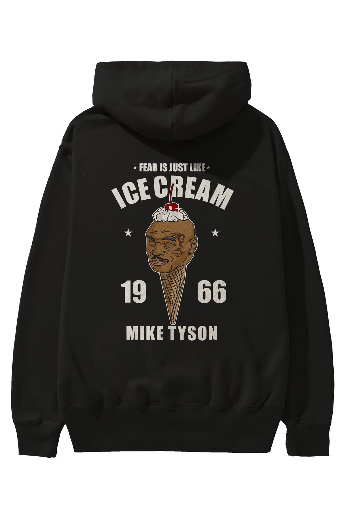 Tyson Ice Cream Arka Baskılı Hoodie Oversize Kapüşonlu Sweatshirt Erkek Kadın Unisex