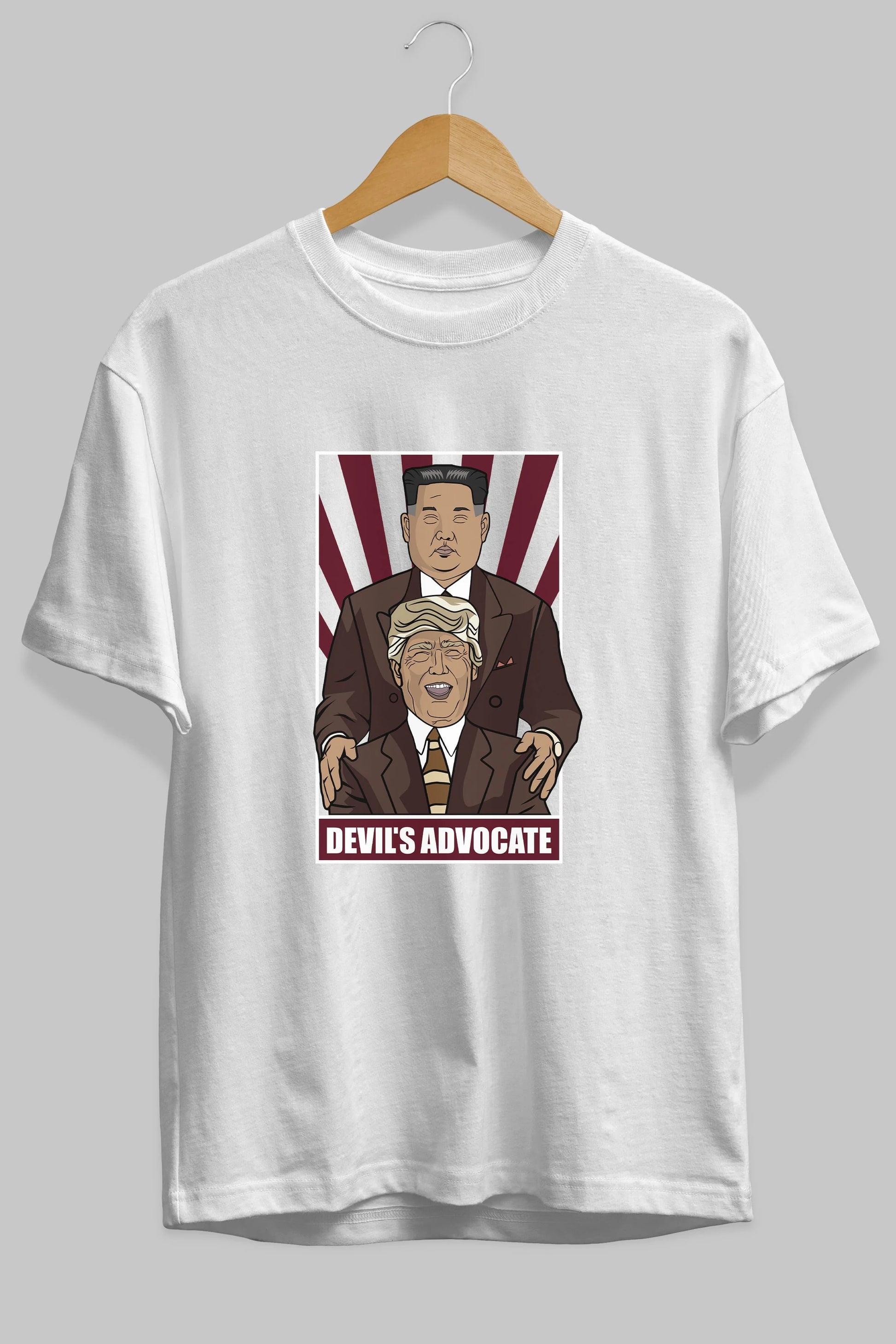 Devil_s Advocate Ön Baskılı Oversize t-shirt Erkek Kadın Unisex %100 Pamuk tişort