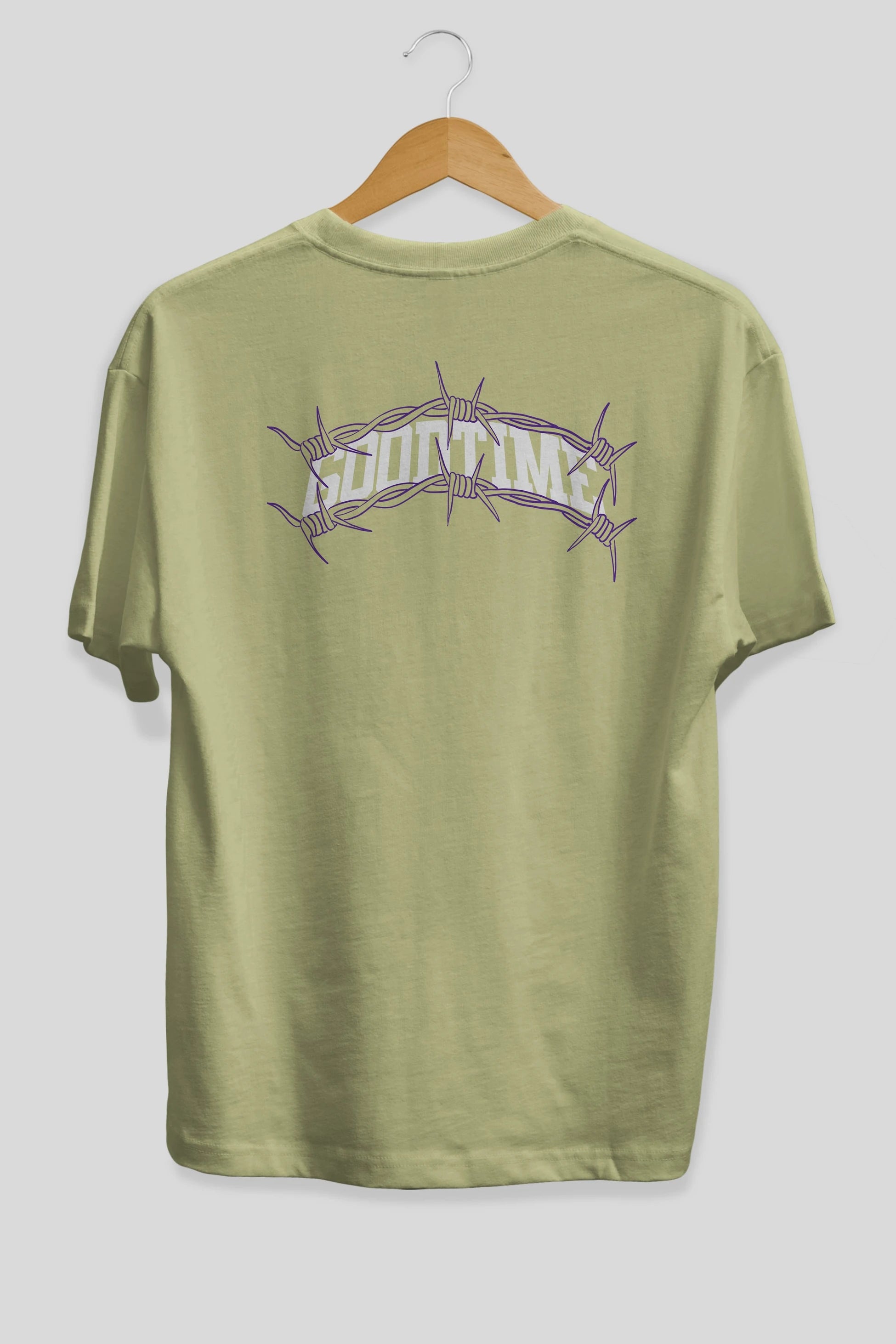 Good Time Arka Baskılı Oversize t-shirt Erkek Kadın Unisex