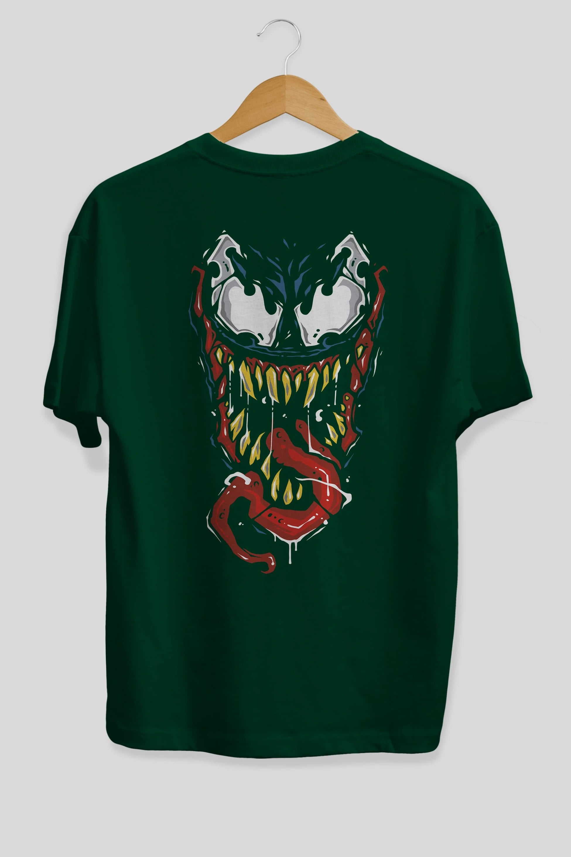 Venom (15) Arka Baskılı Oversize t-shirt Erkek Kadın Unisex %100 Pamuk Bisiklet Yaka tişort