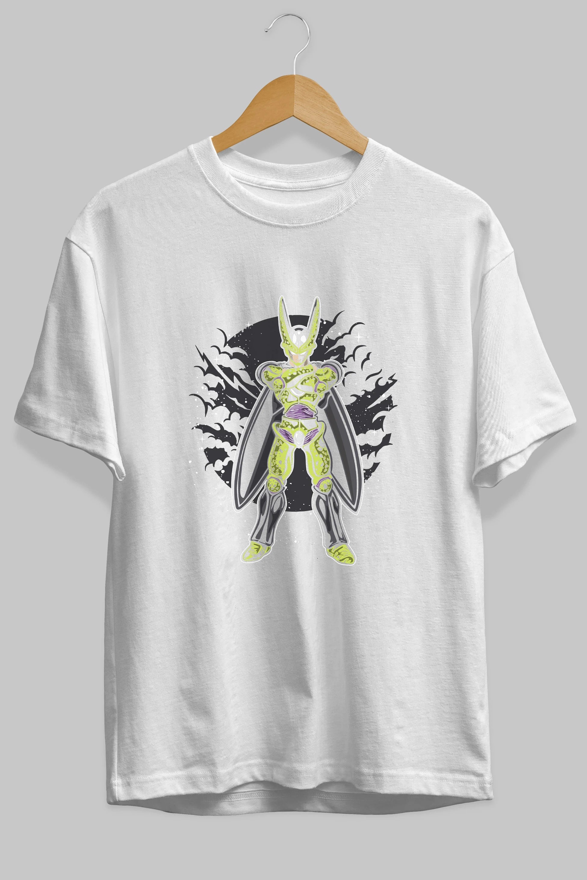 CELL Ön Baskılı Oversize t-shirt Erkek Kadın Unisex %100 Pamuk tişort