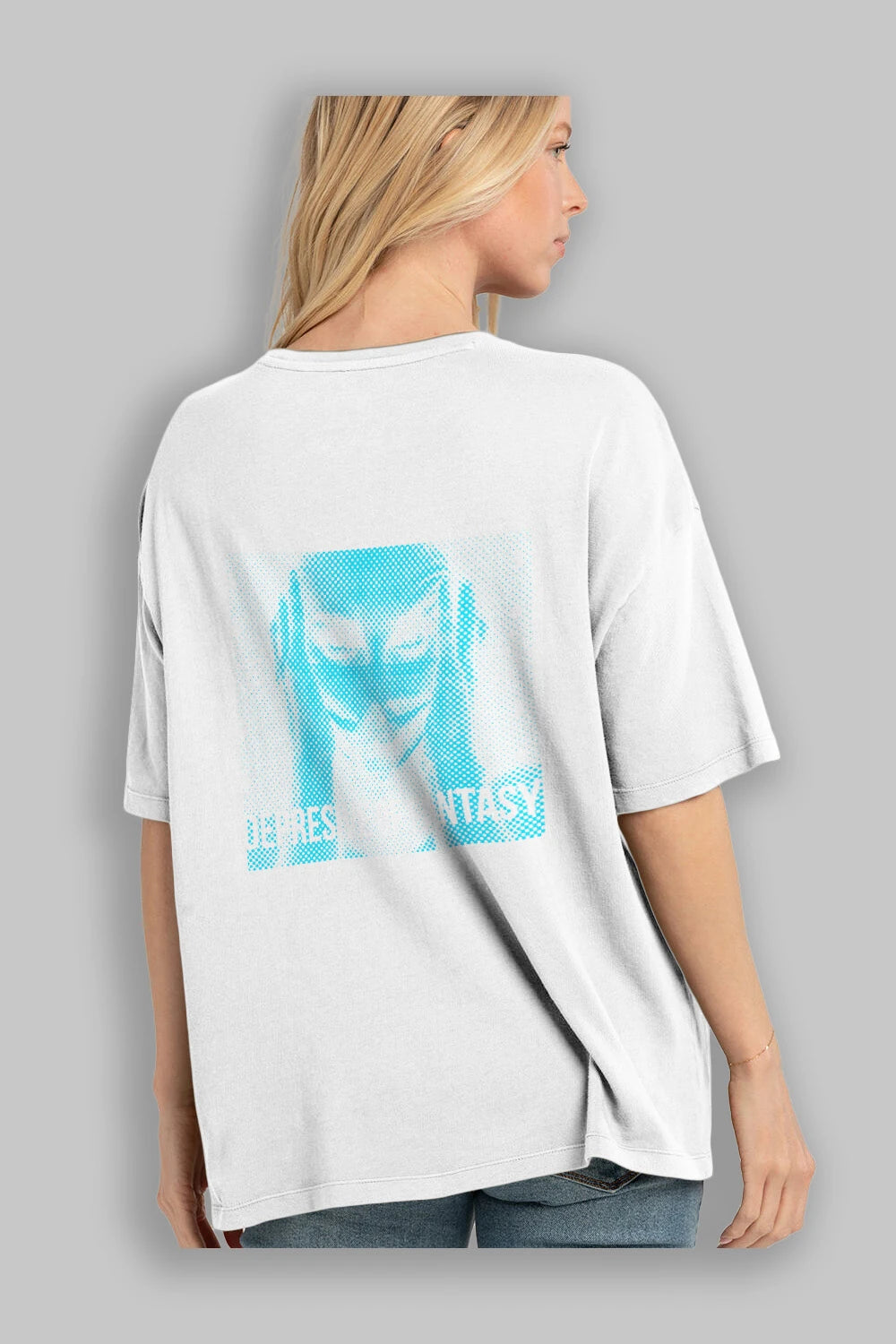 Evolution Arka Baskılı Oversize t-shirt Erkek Kadın Unisex