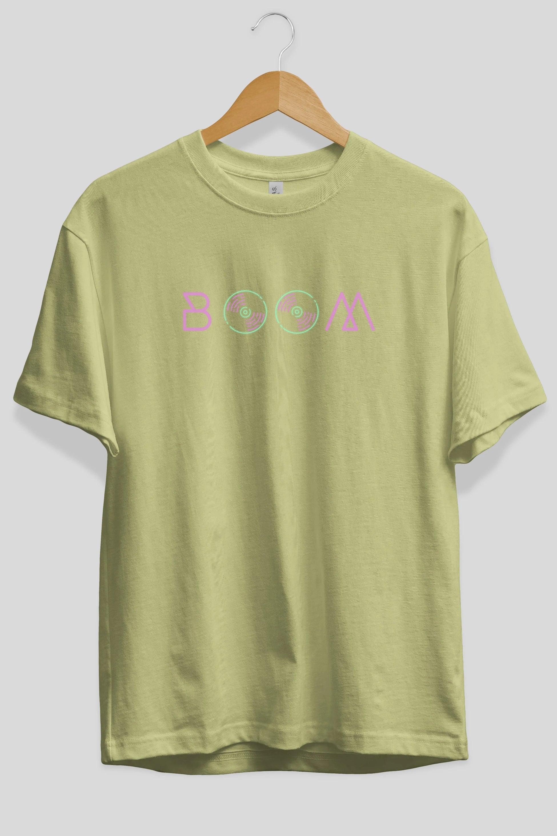 Boom 2 Ön Baskılı Oversize t-shirt Erkek Kadın Unisex