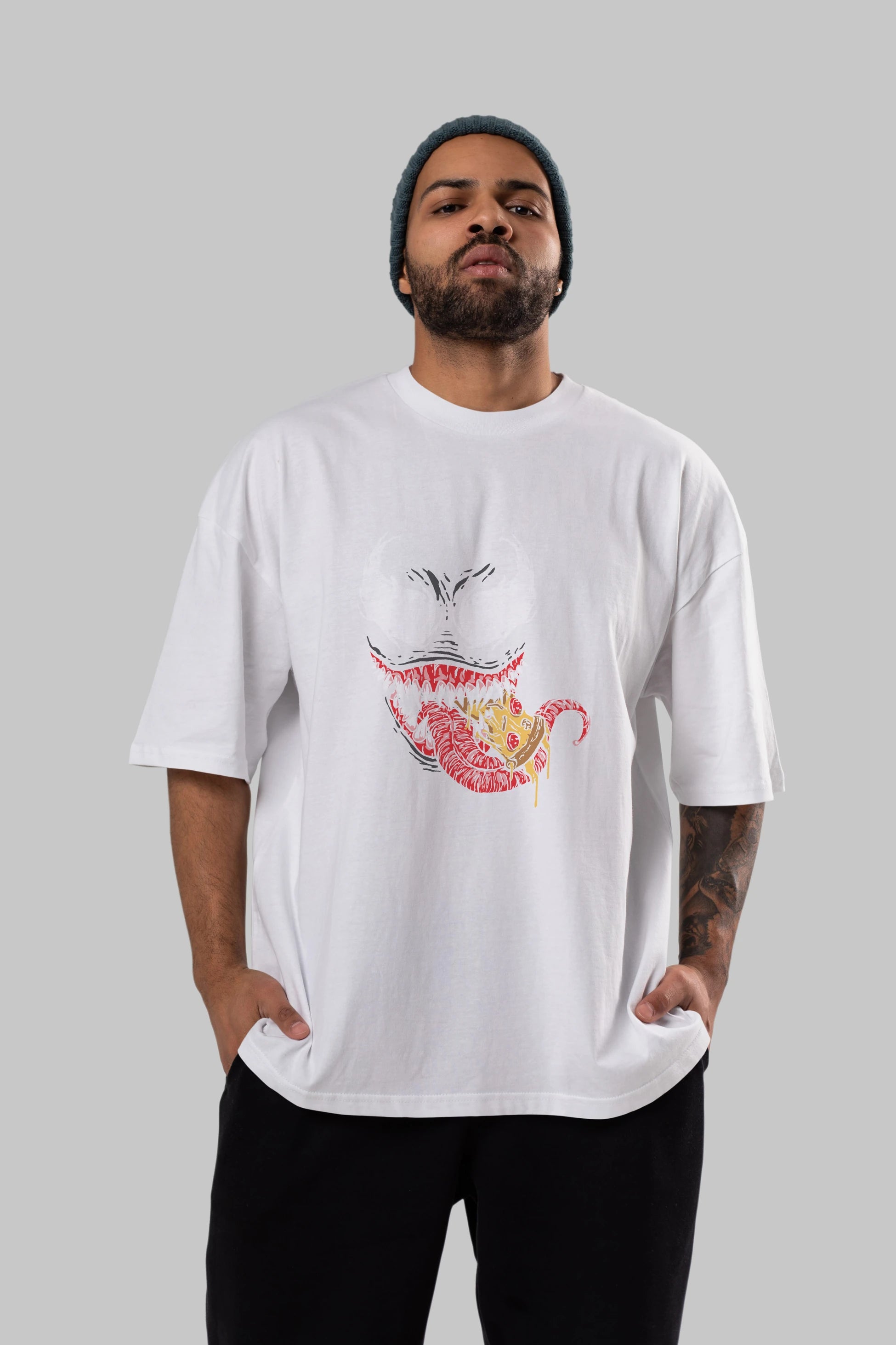 Venom (1) Ön Baskılı Oversize t-shirt Erkek Kadın Unisex %100 Pamuk Bisiklet Yaka tişort