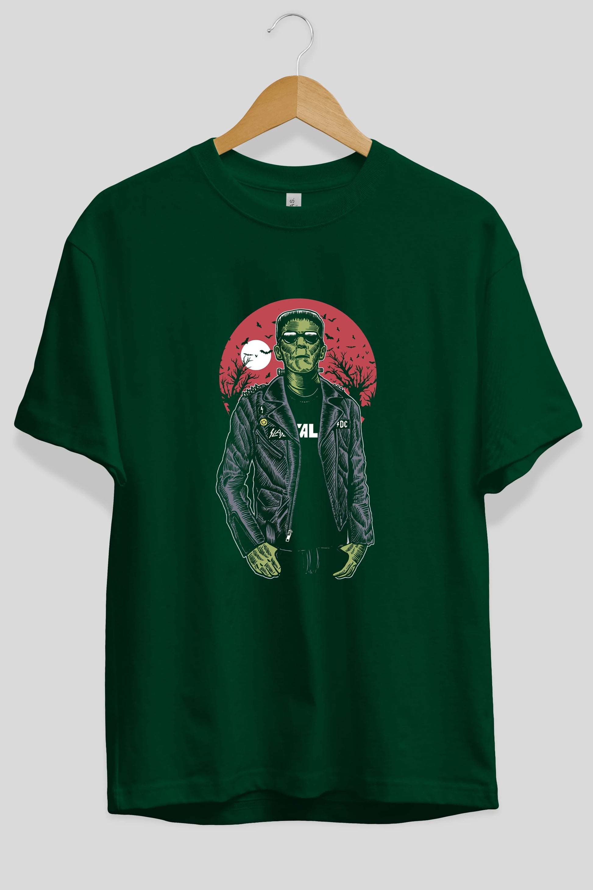 Frank Ön Baskılı Oversize t-shirt Erkek Kadın Unisex %100 Pamuk tişort
