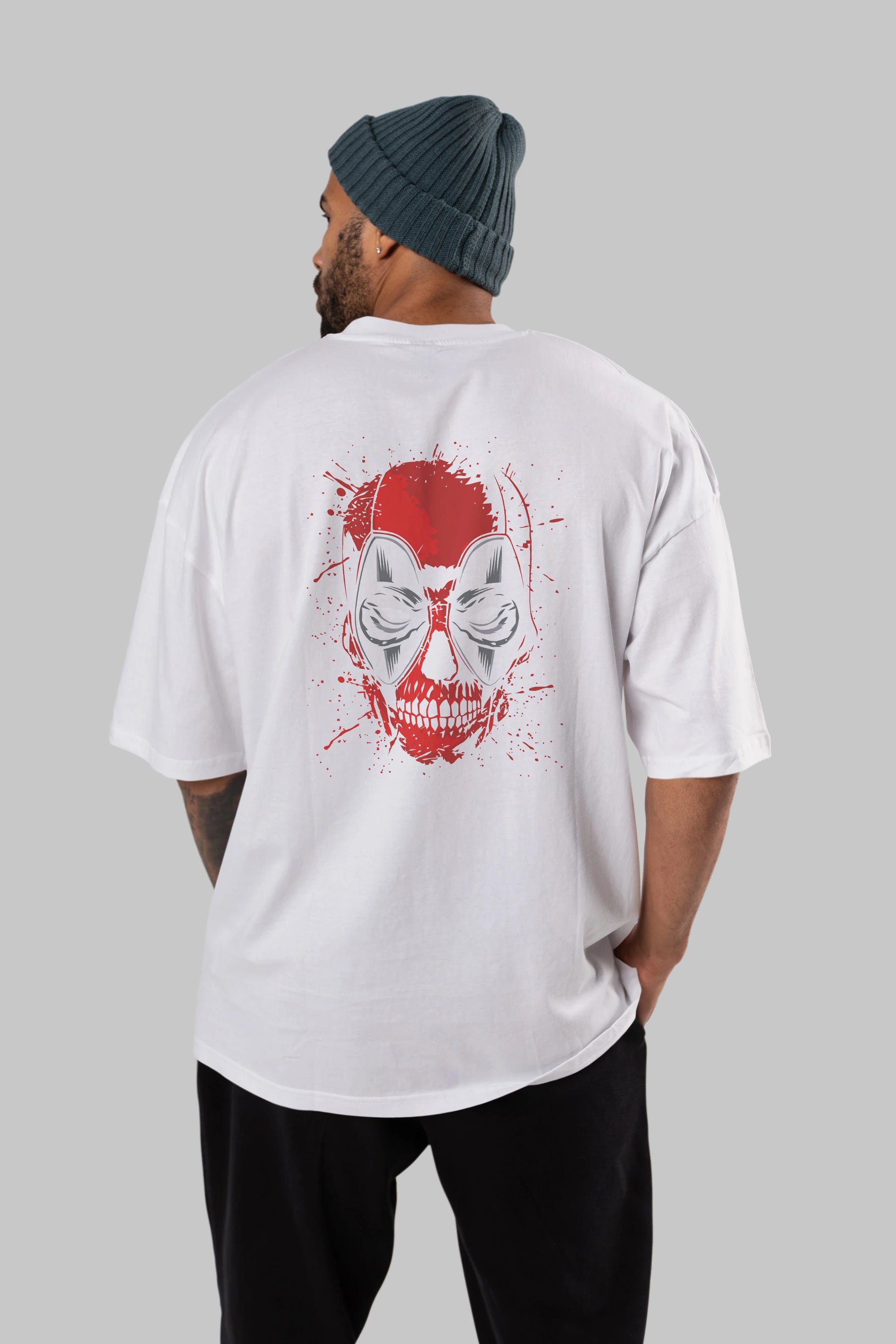 Deadpool (3) Arka Baskılı Oversize t-shirt Erkek Kadın Unisex %100 Pamuk Bisiklet Yaka tişort