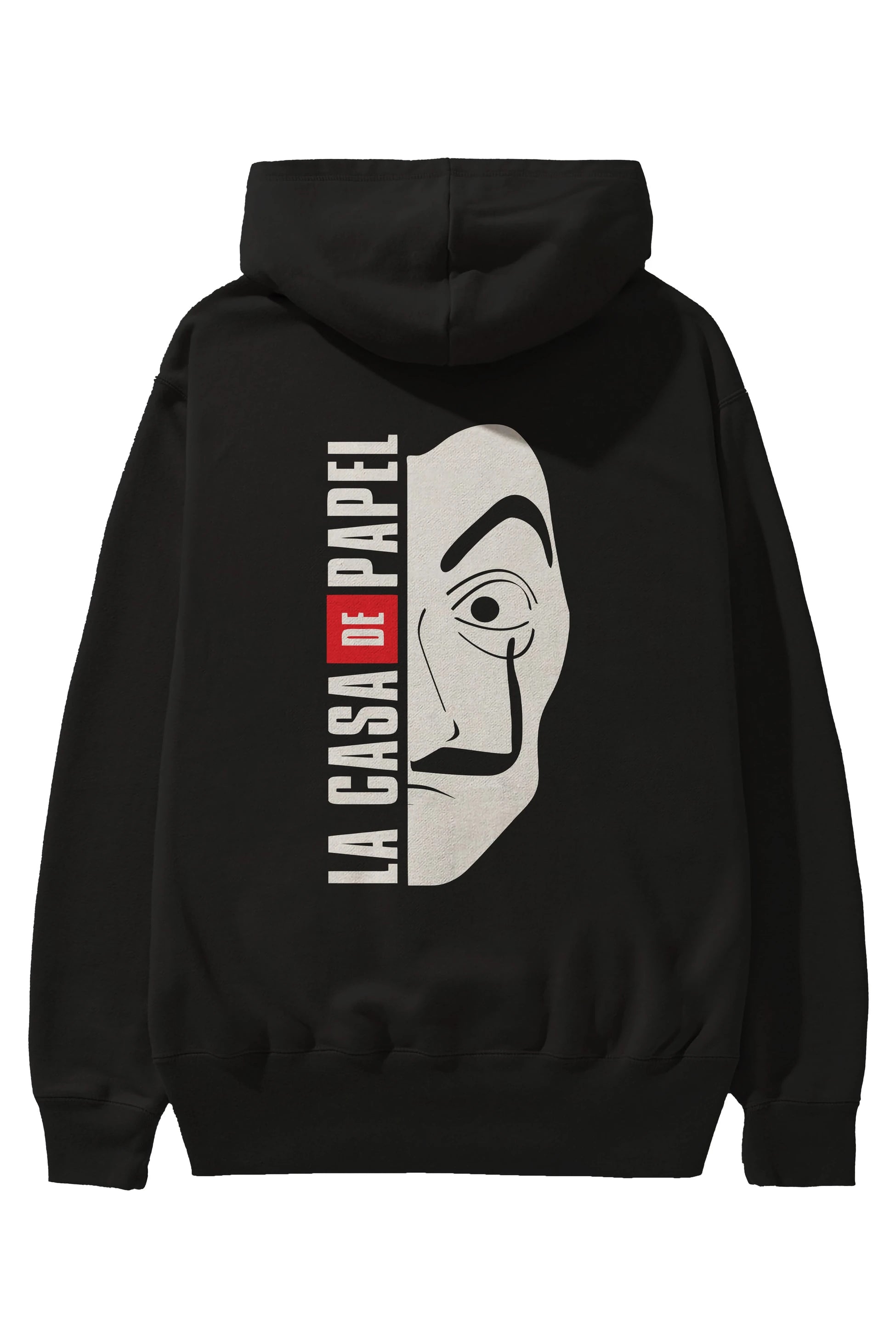 La Casa De Papel (3) Arka Baskılı Hoodie Oversize Kapüşonlu Sweatshirt Erkek Kadın Unisex