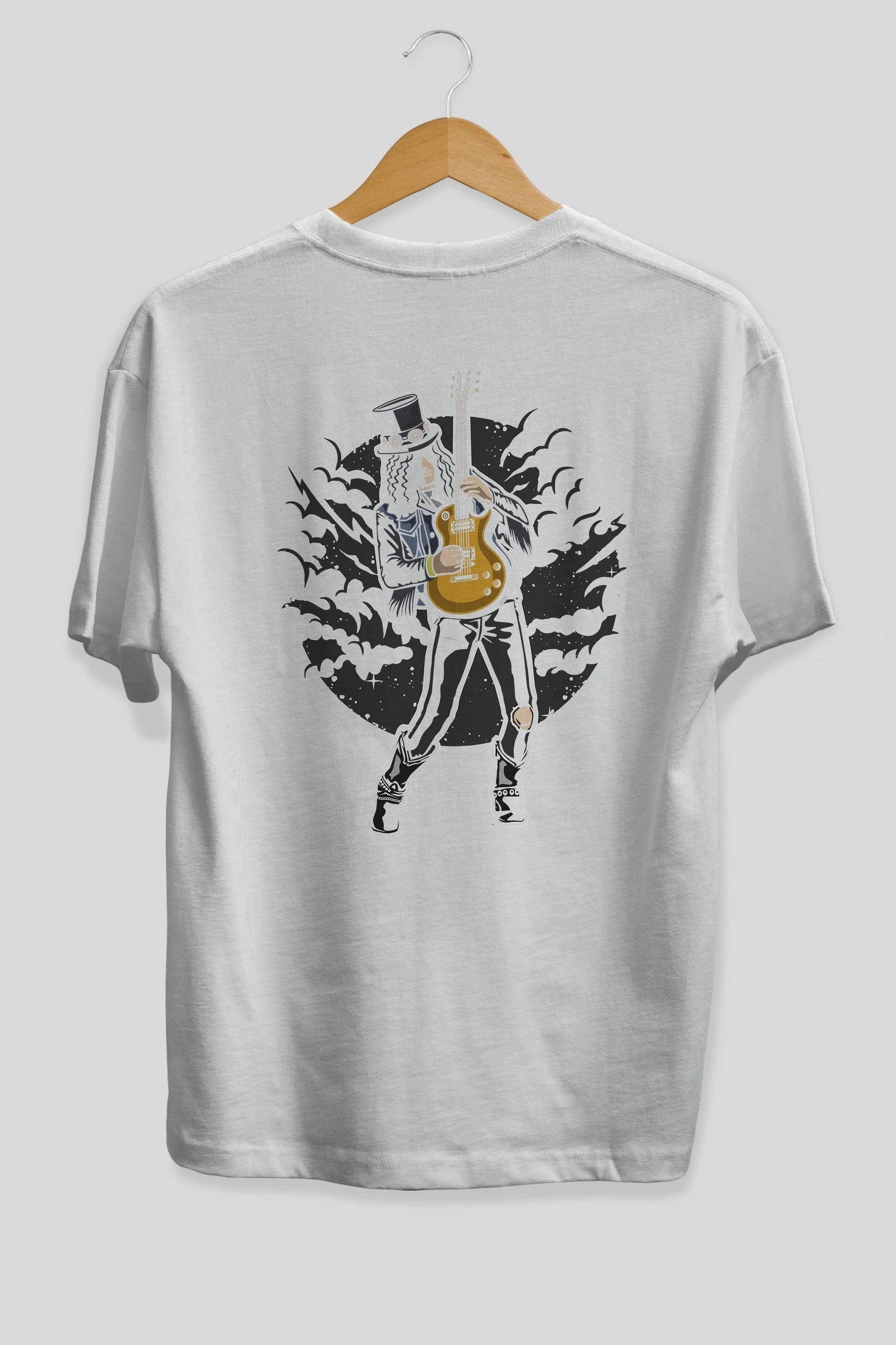 SLASH Arka Baskılı Oversize t-shirt Erkek Kadın Unisex %100 Pamuk