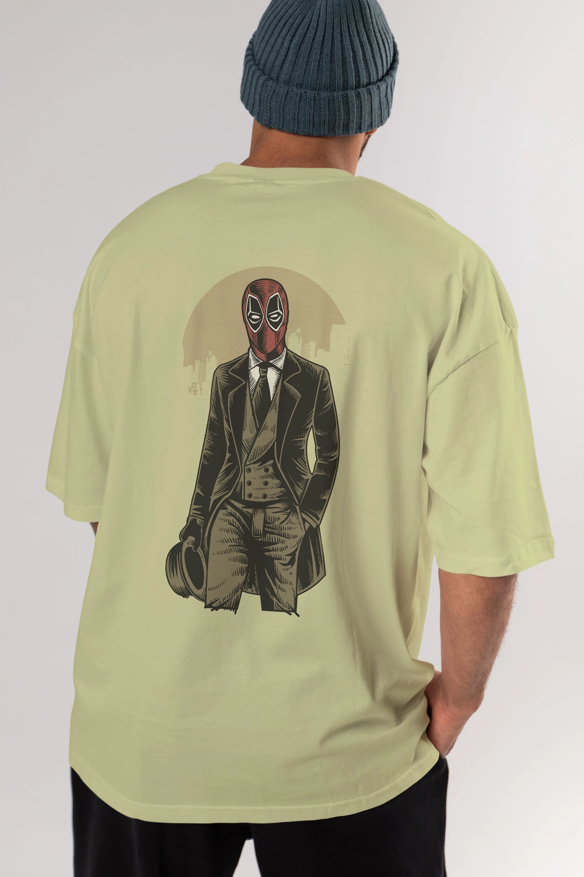 Classic Mercenary Arka Baskılı Oversize t-shirt Erkek Kadın Unisex %100 Pamuk