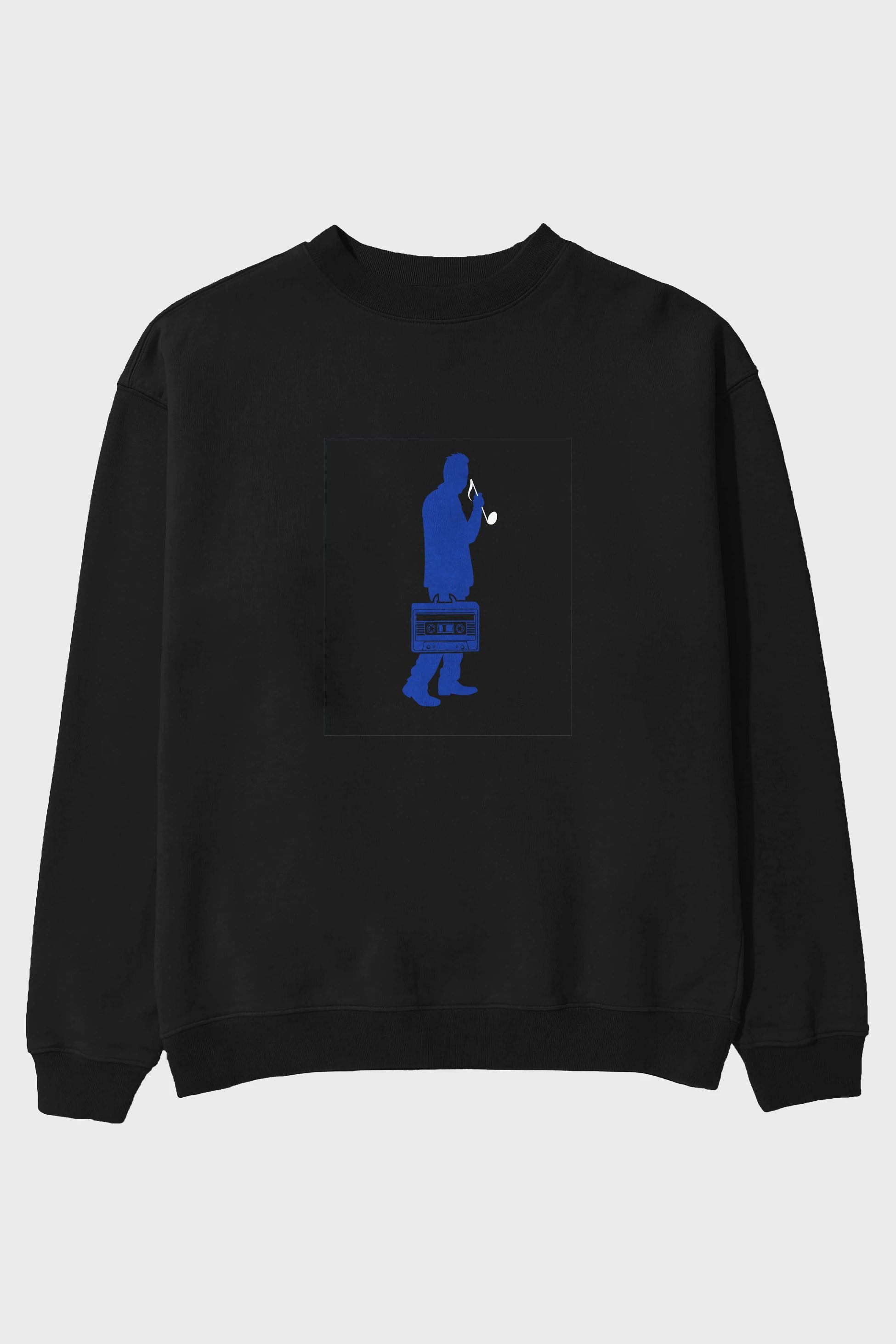 Sound Collector Ön Baskılı Oversize Sweatshirt Erkek Kadın Unisex