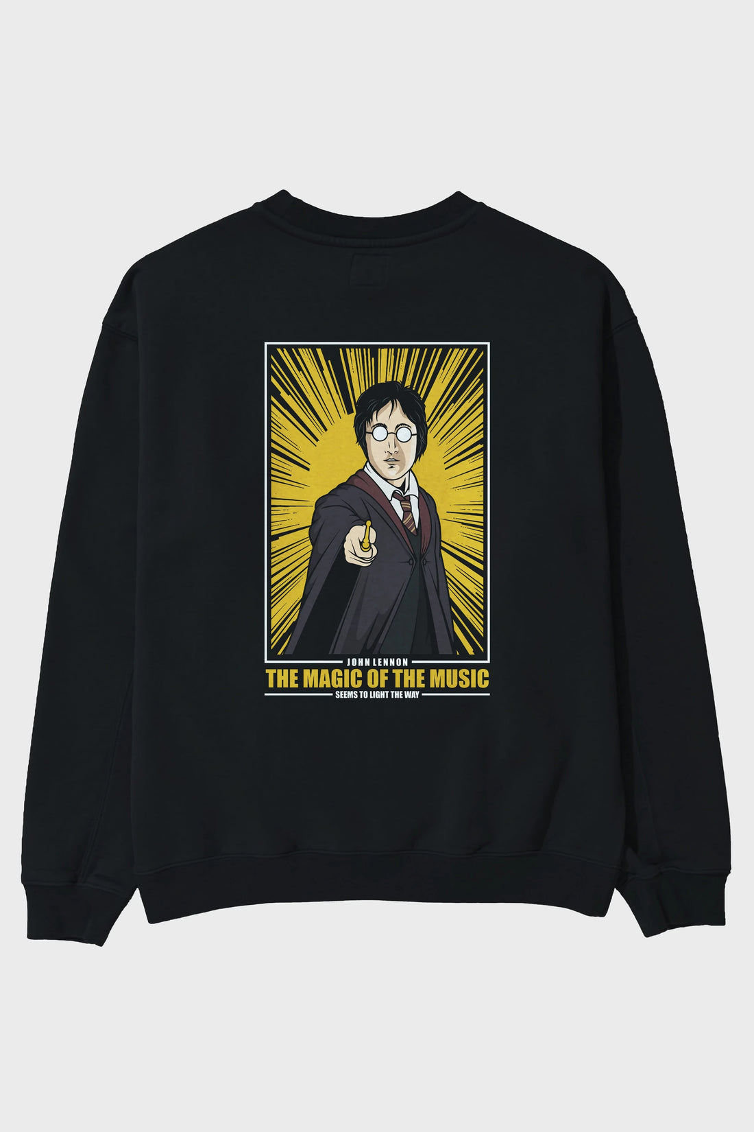 John Potter Arka Baskılı Oversize Sweatshirt Erkek Kadın Unisex