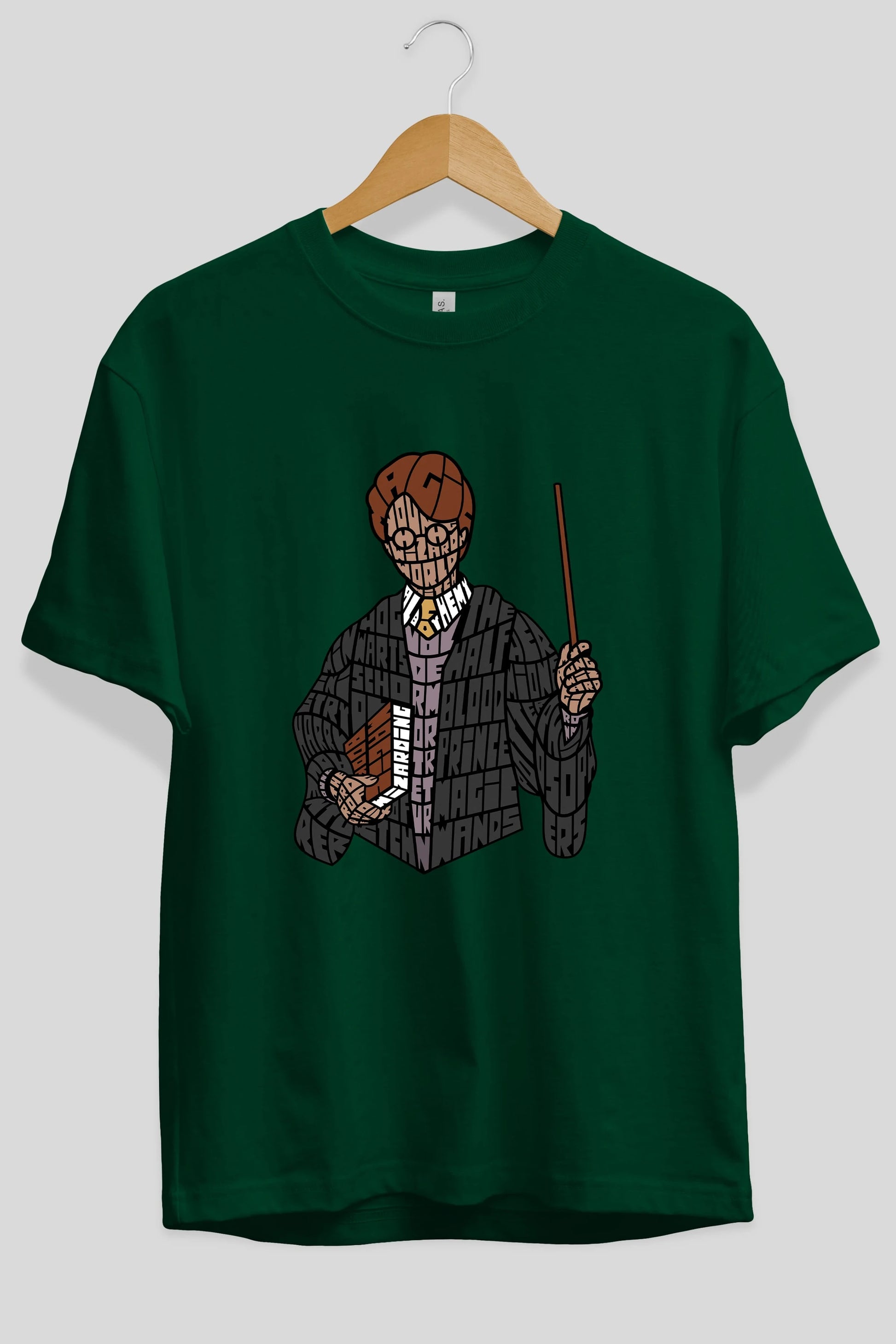 Harry Ön Baskılı Oversize t-shirt %100 pamuk Erkek Kadın Unisex