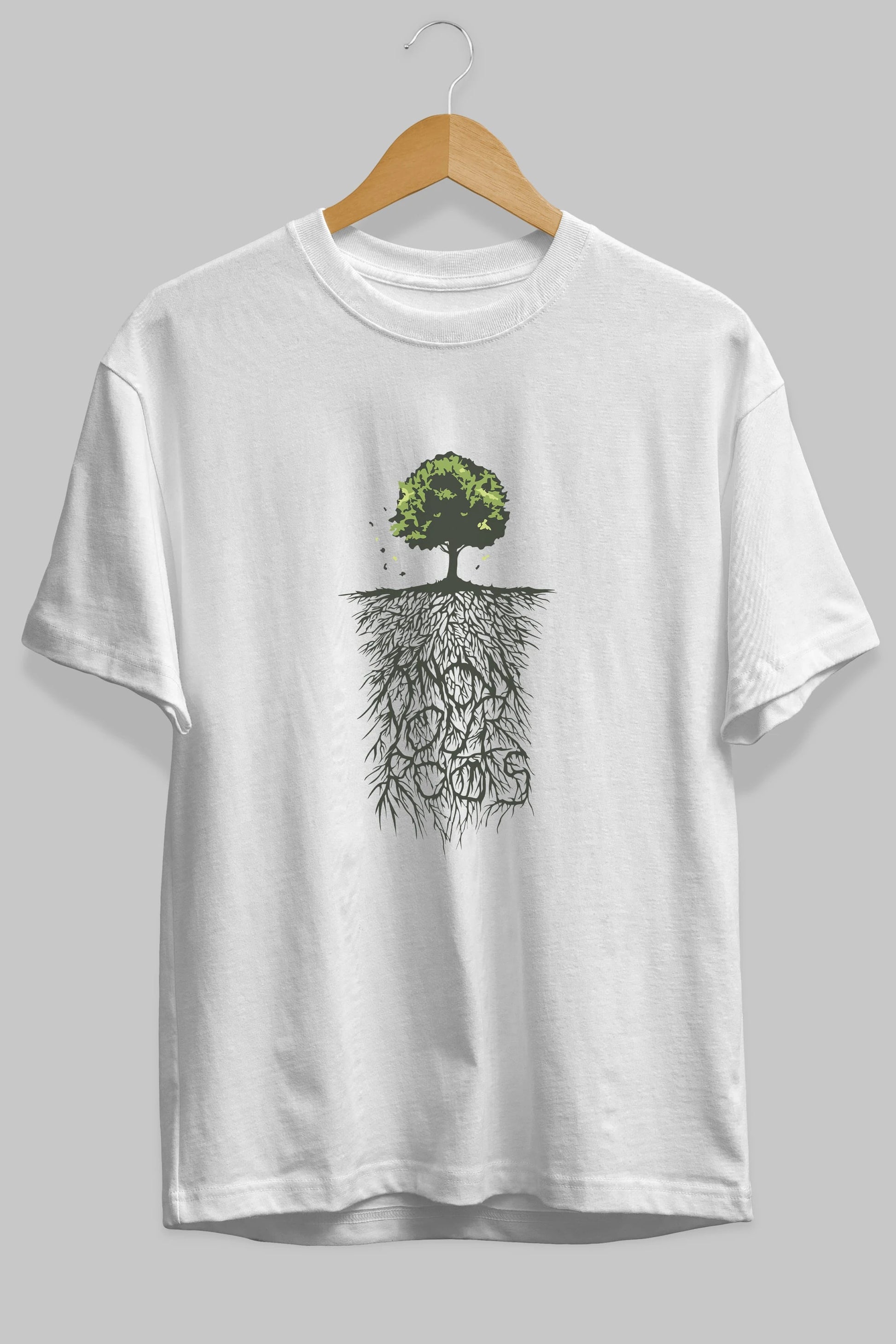 Know Your Roots Ön Baskılı Oversize t-shirt %100 pamuk Erkek Kadın Unisex
