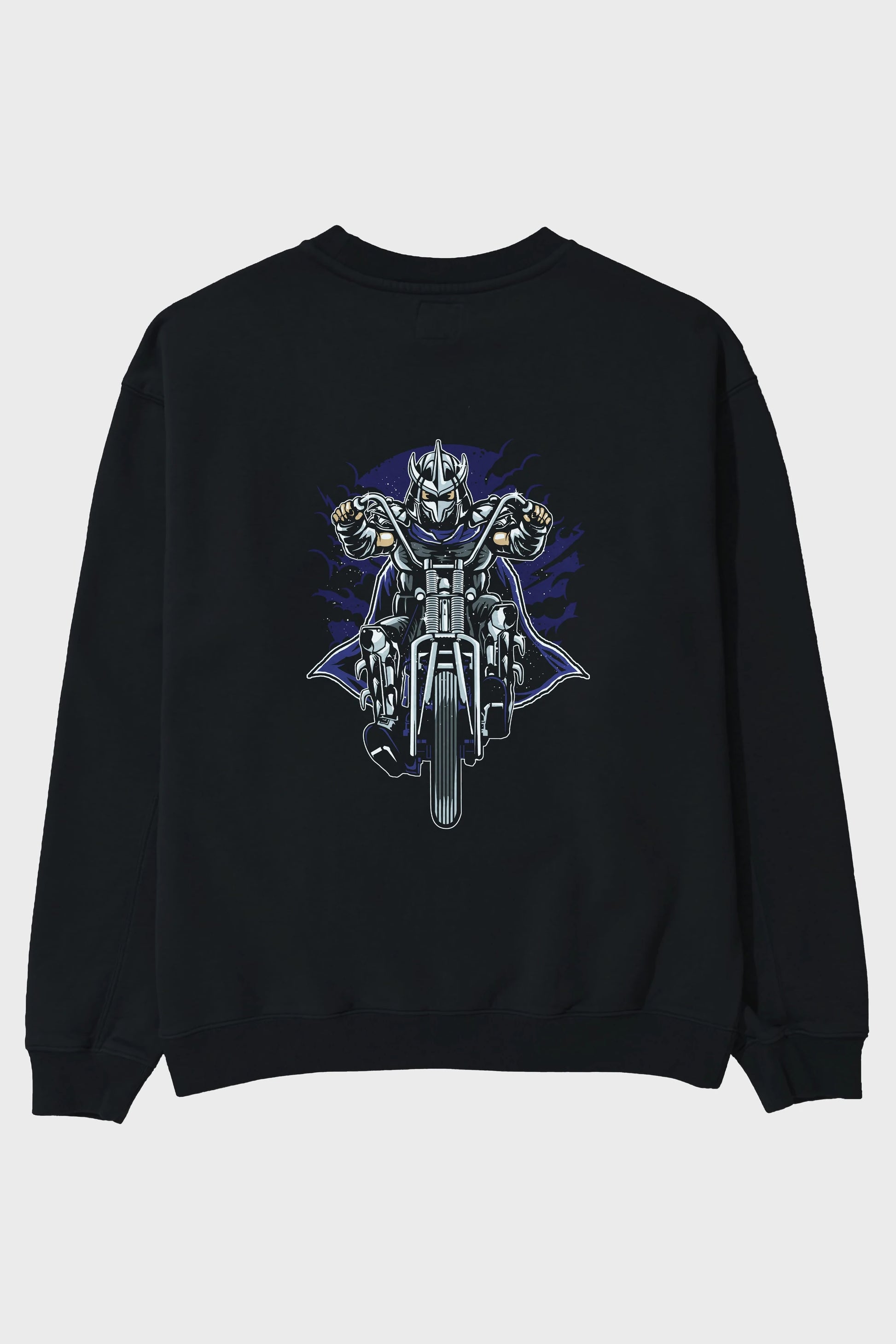 Shred Chopper Arka Baskılı Oversize Sweatshirt Erkek Kadın Unisex