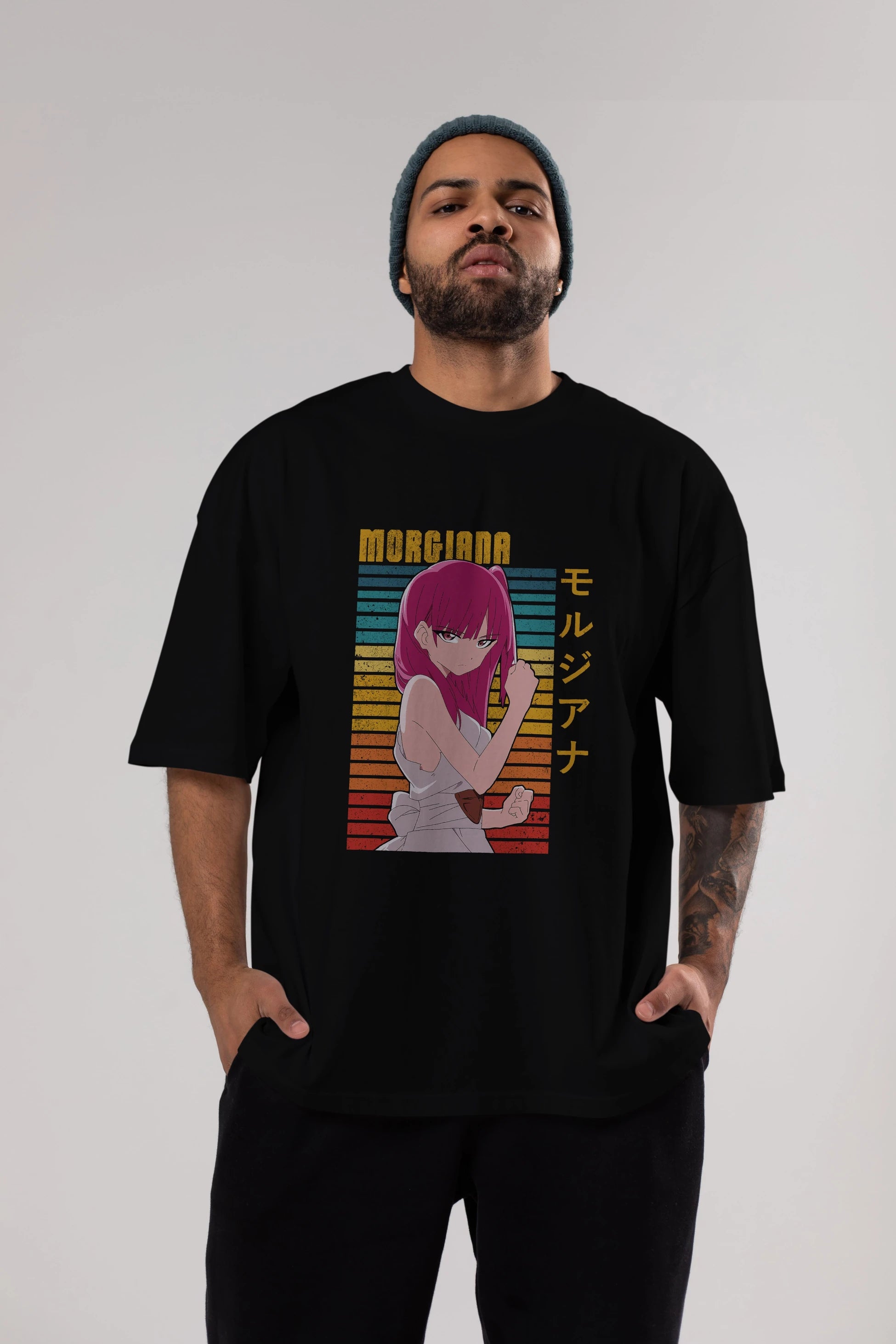 Morgiana 3 Anime Ön Baskılı Oversize t-shirt %100 pamuk Erkek Kadın Unisex