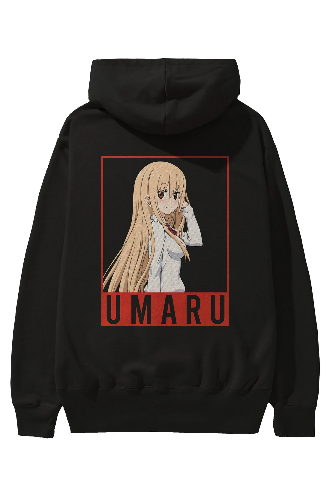 Umaru Doma 2 Anime Arka Baskılı Hoodie Oversize Kapüşonlu Sweatshirt Erkek Kadın Unisex