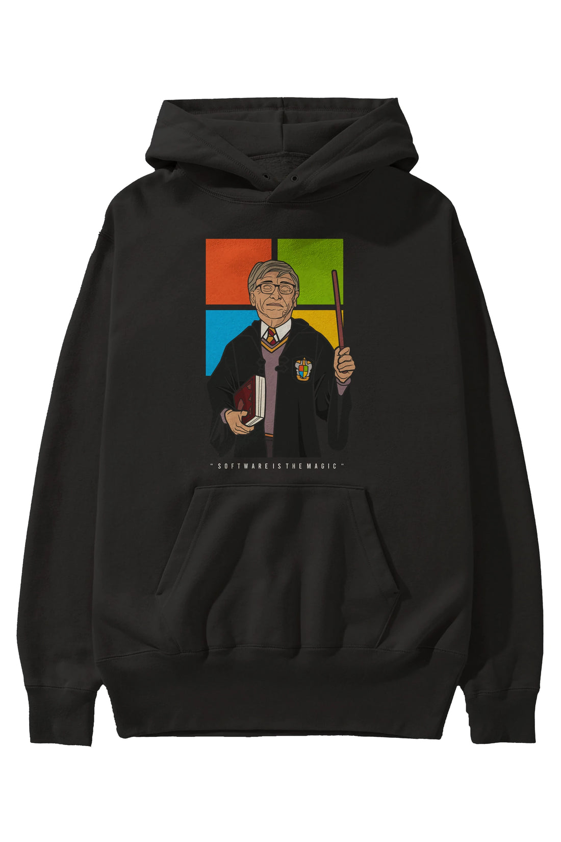 Harry Potter Gates Ön Baskılı Hoodie Oversize Kapüşonlu Sweatshirt Erkek Kadın Unisex
