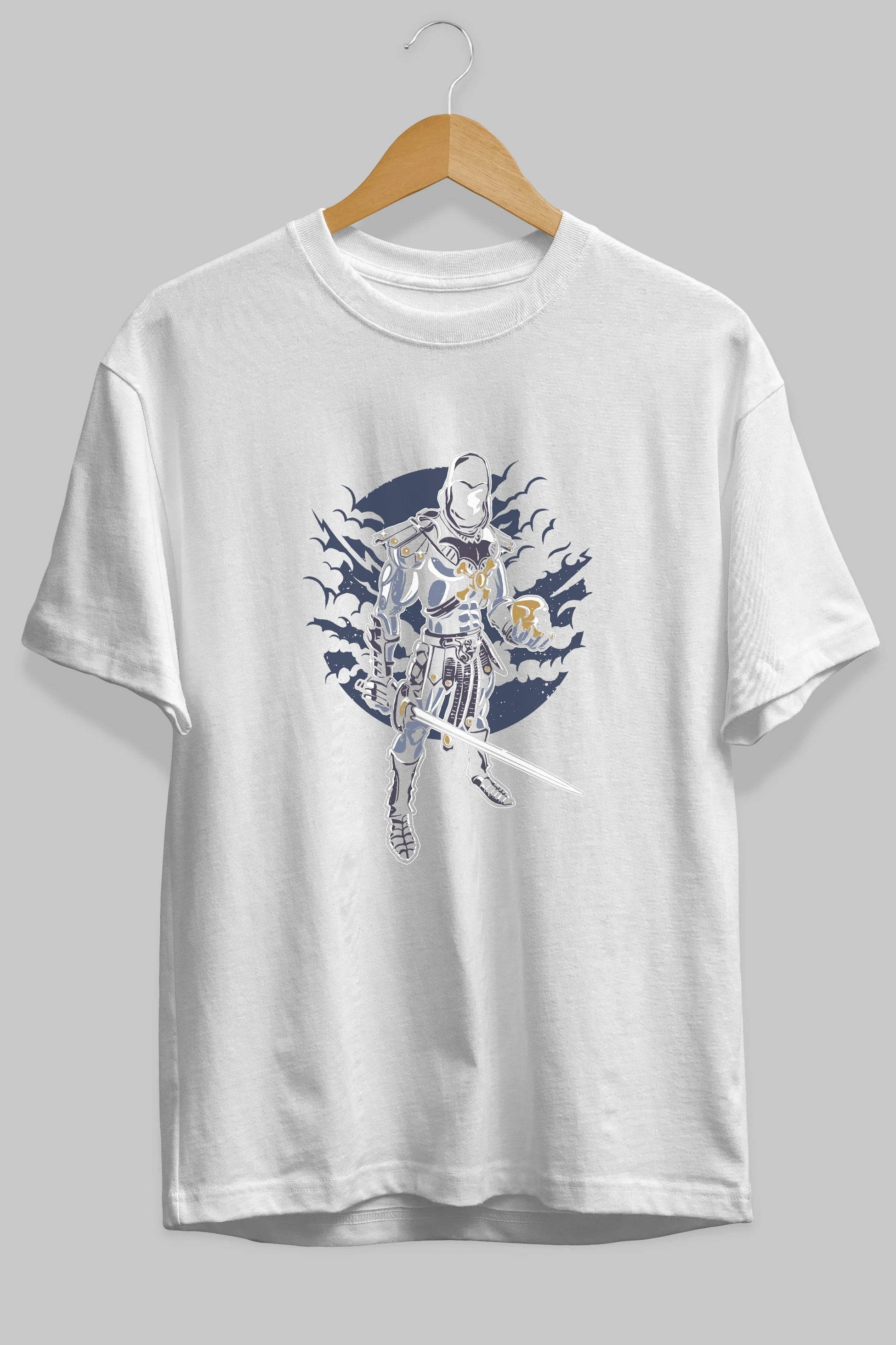 Skeleton King Ön Baskılı Oversize t-shirt Erkek Kadın Unisex %100 Pamuk tişort