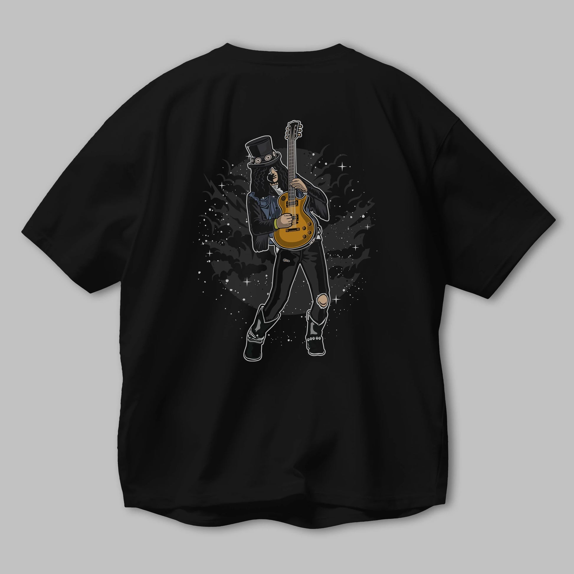 SLASH Arka Baskılı Oversize t-shirt Erkek Kadın Unisex %100 Pamuk
