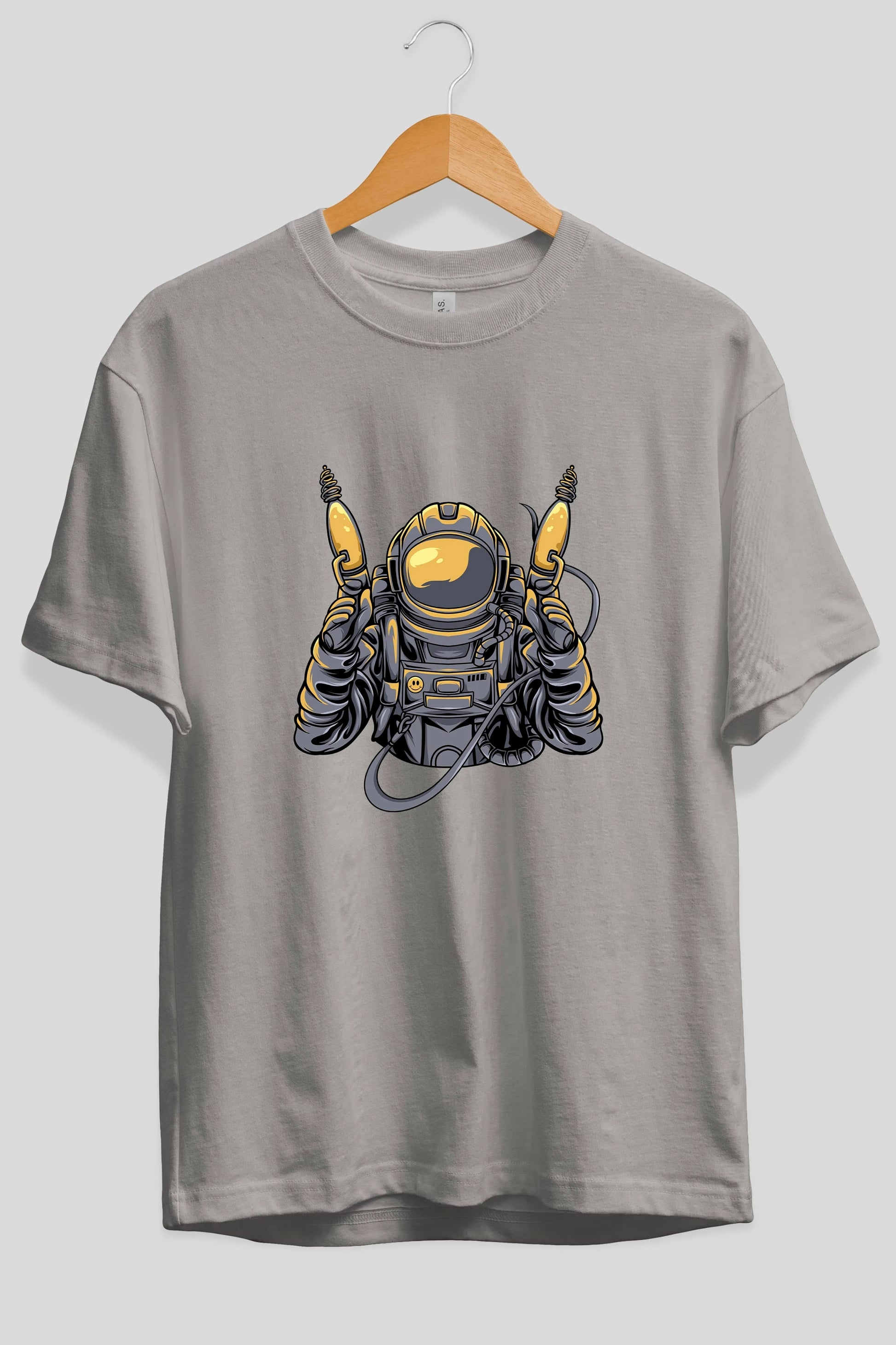 Alien Hunter Ön Baskılı Oversize t-shirt Erkek Kadın Unisex
