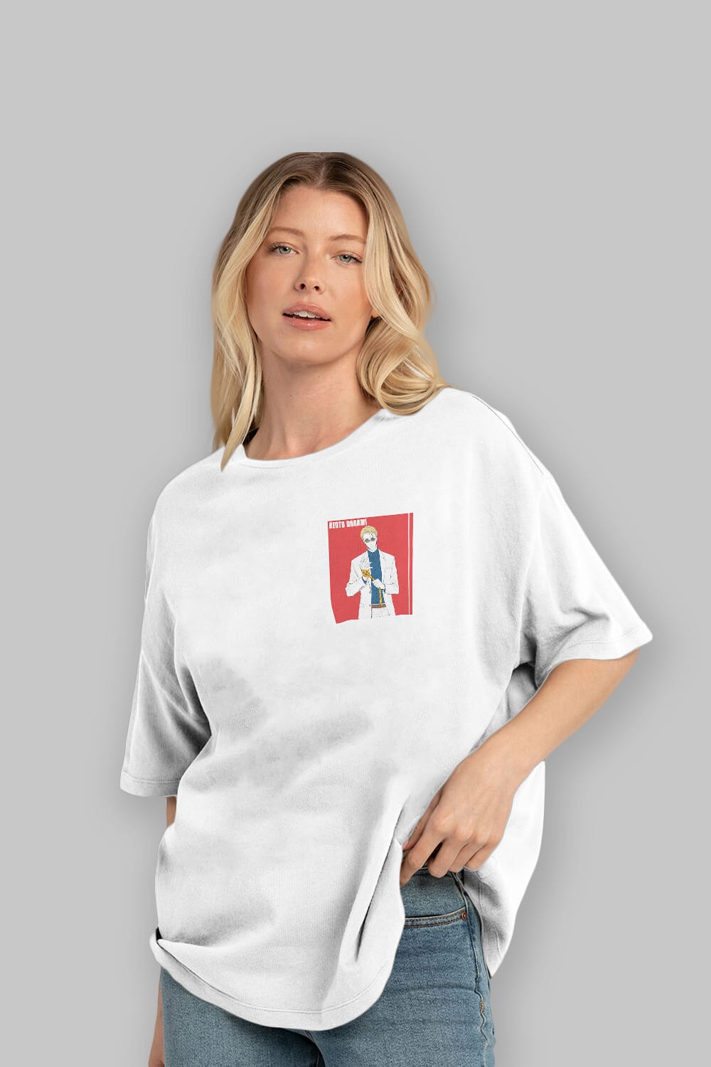 Kento Nanami 1 Ön Sol Baskılı Oversize t-shirt Erkek Kadın Unisex %100 Pamuk Bisiklet Yaka tişort