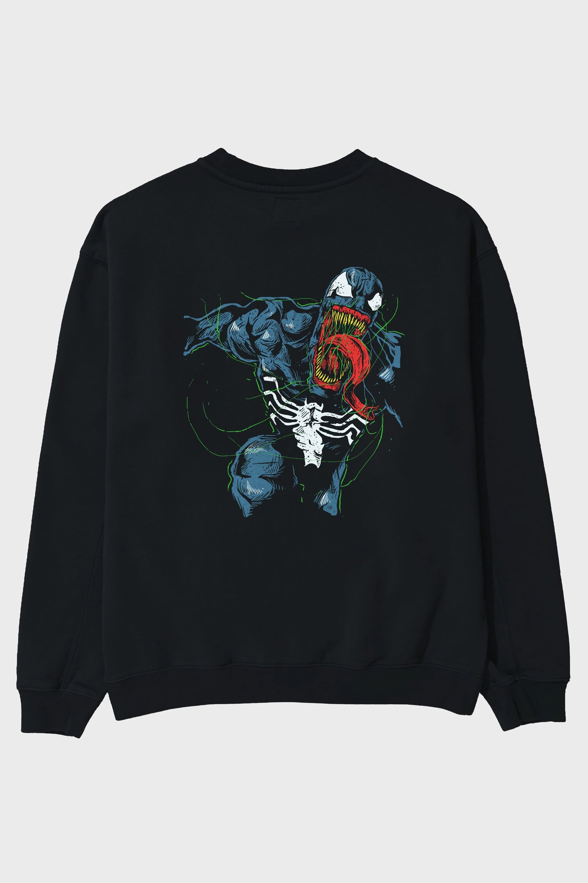 Venom (6) Arka Baskılı Oversize Sweatshirt Erkek Kadın Unisex