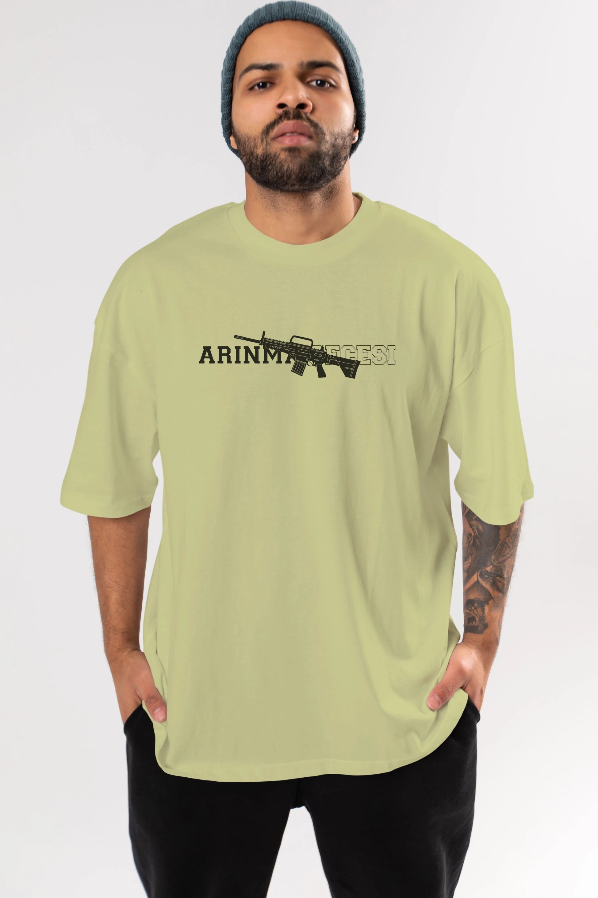 Arınma Gecesi Ön Baskılı Oversize t-shirt %100 pamuk Erkek Kadın Unisex