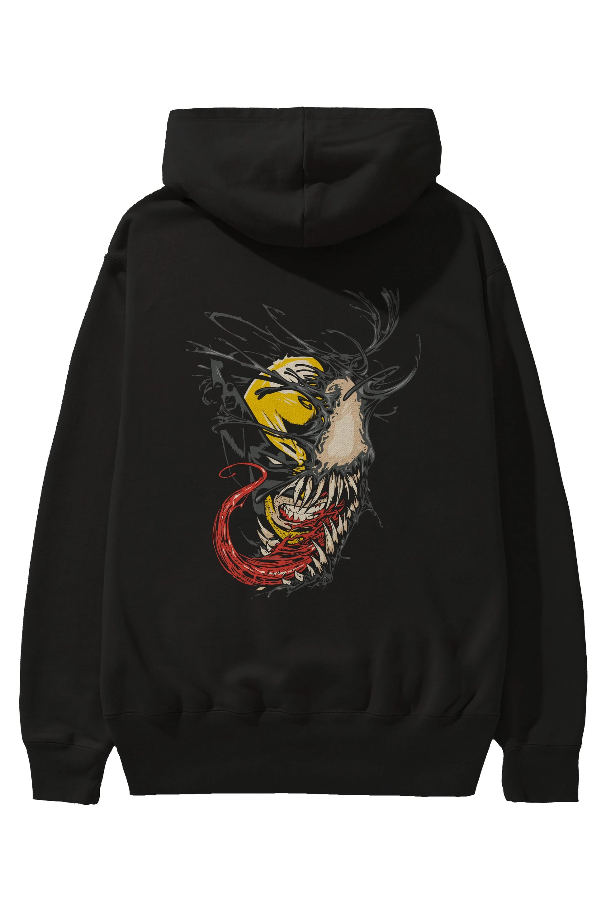 Venom (4) Arka Baskılı Hoodie Oversize Kapüşonlu Sweatshirt Erkek Kadın Unisex