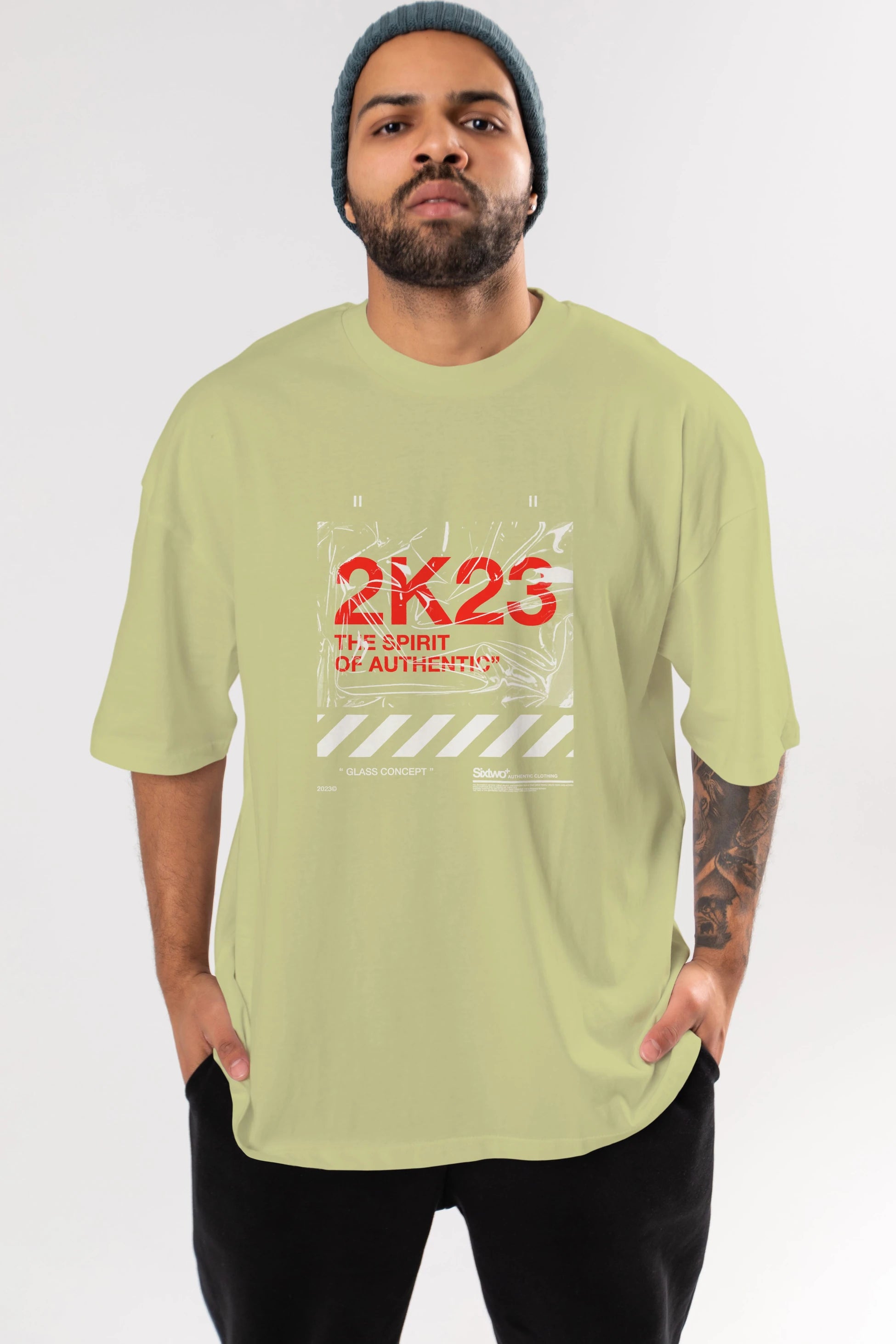 The Spirit Ön Baskılı Oversize t-shirt Erkek Kadın Unisex