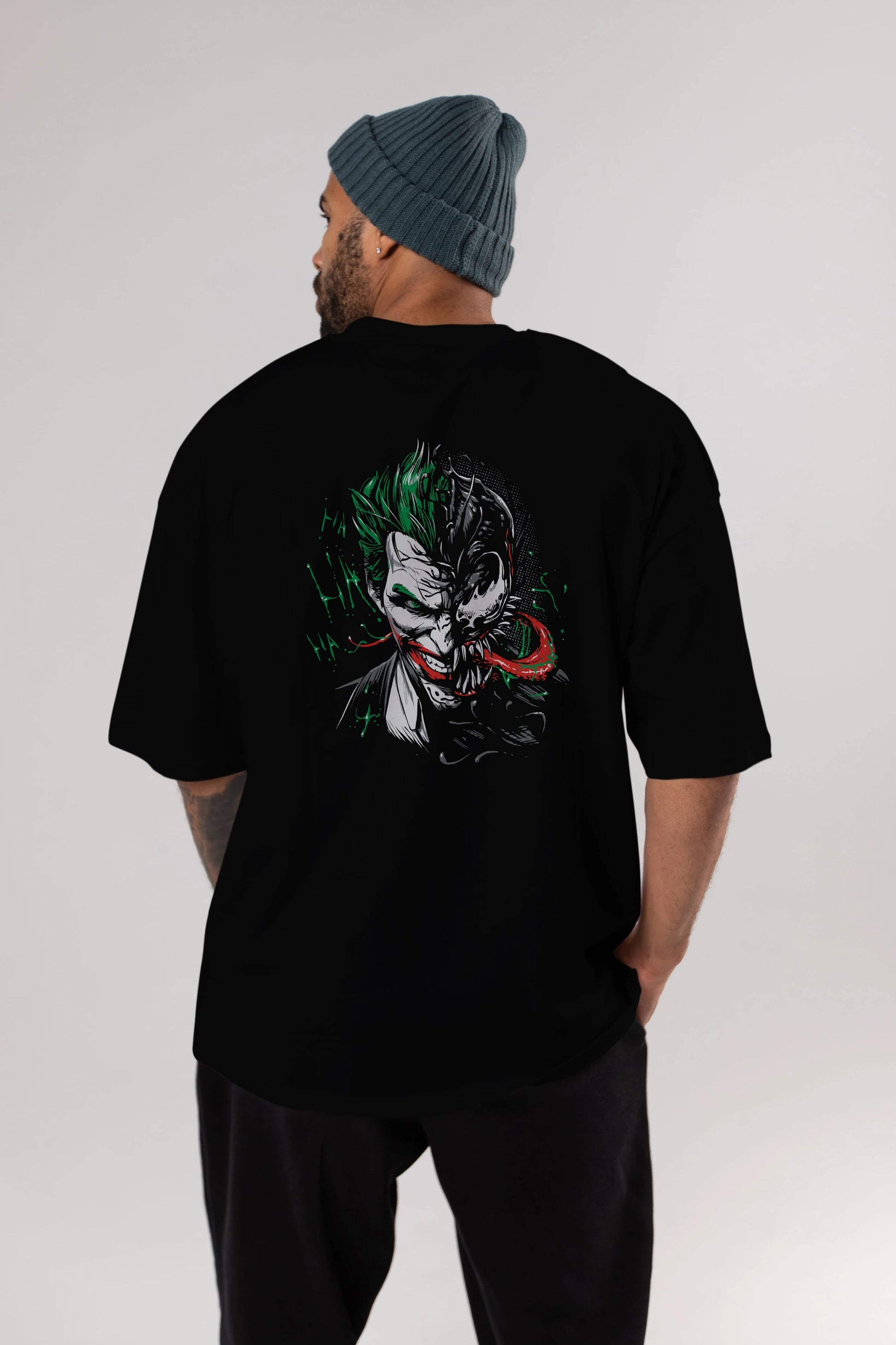 Venom (16) Arka Baskılı Oversize t-shirt Erkek Kadın Unisex %100 Pamuk Bisiklet Yaka tişort