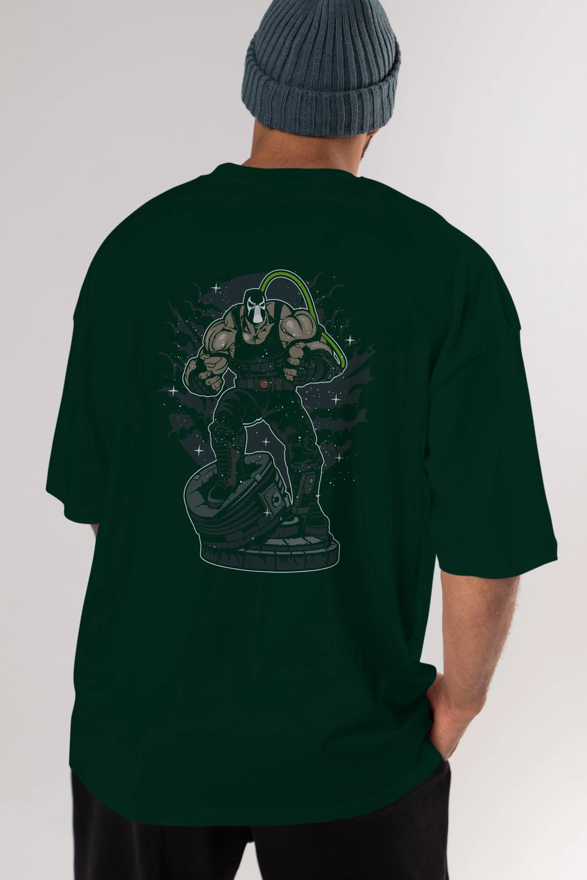 Bane (2) Arka Baskılı Oversize t-shirt Erkek Kadın Unisex %100 Pamuk