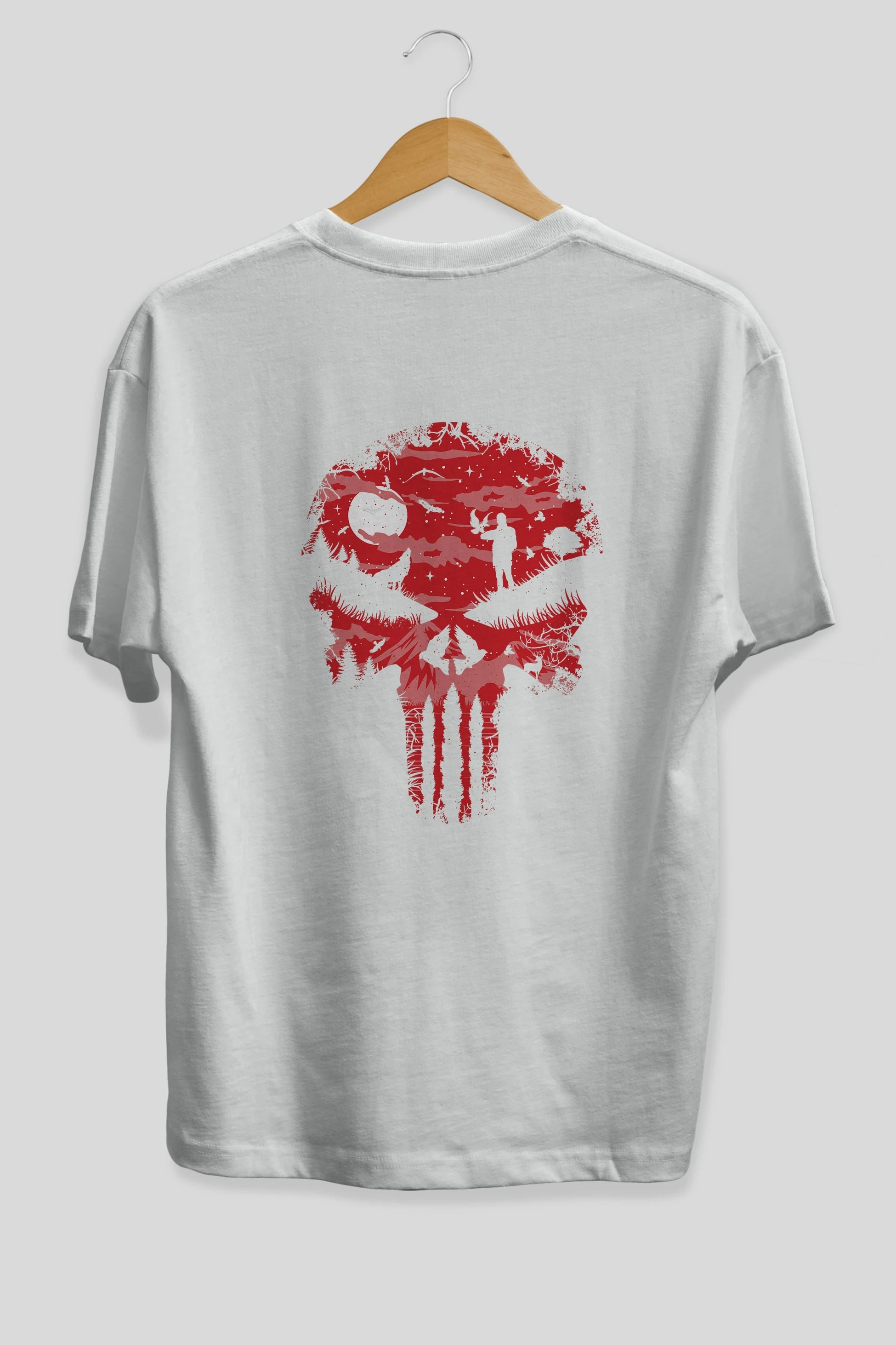 Stand And Bleed Arka Baskılı Oversize t-shirt %100 pamuk Erkek Kadın Unisex